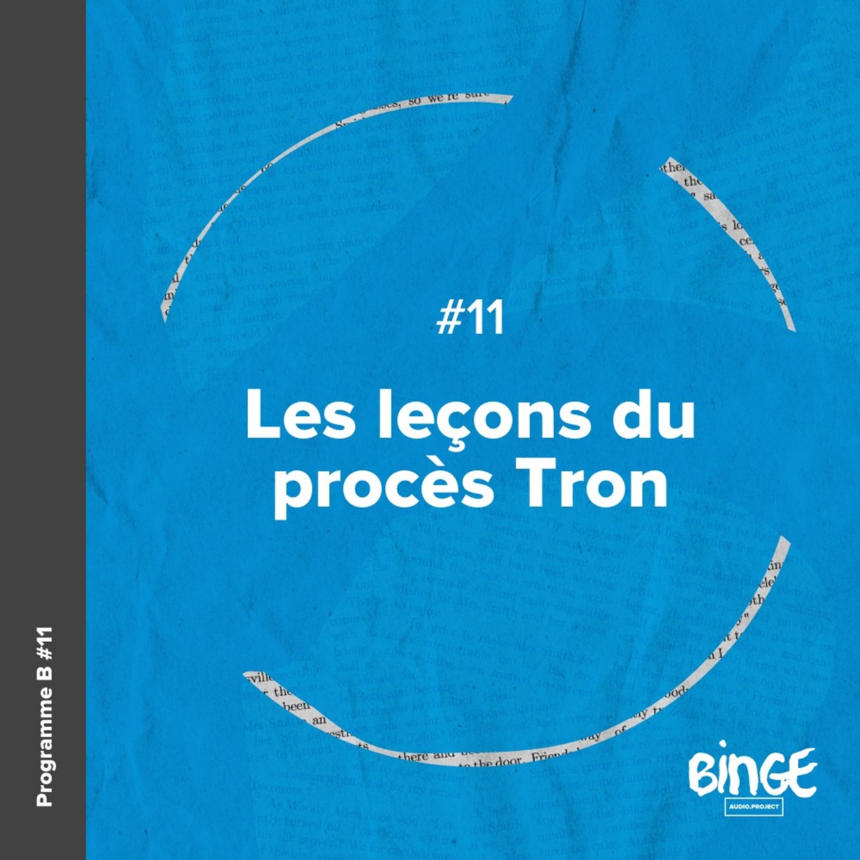 cover art for Les leçons du procès Tron