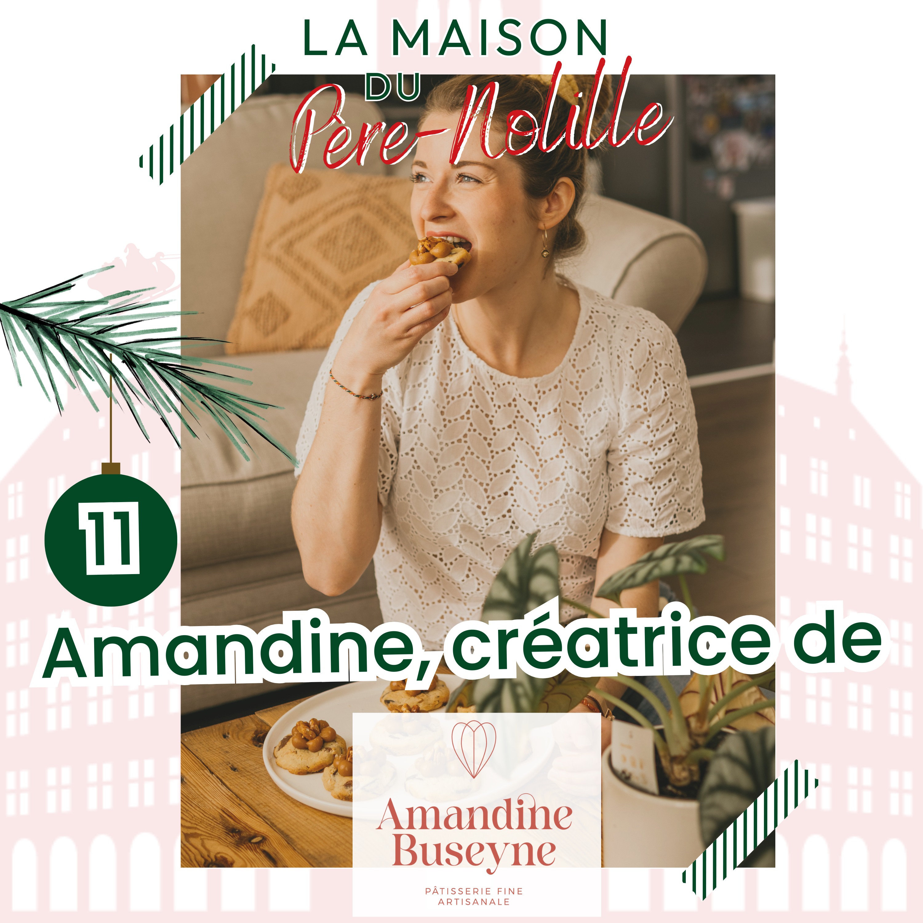 AMANDINE BUSEYNE - De graphiste à pâtissière passionnée
