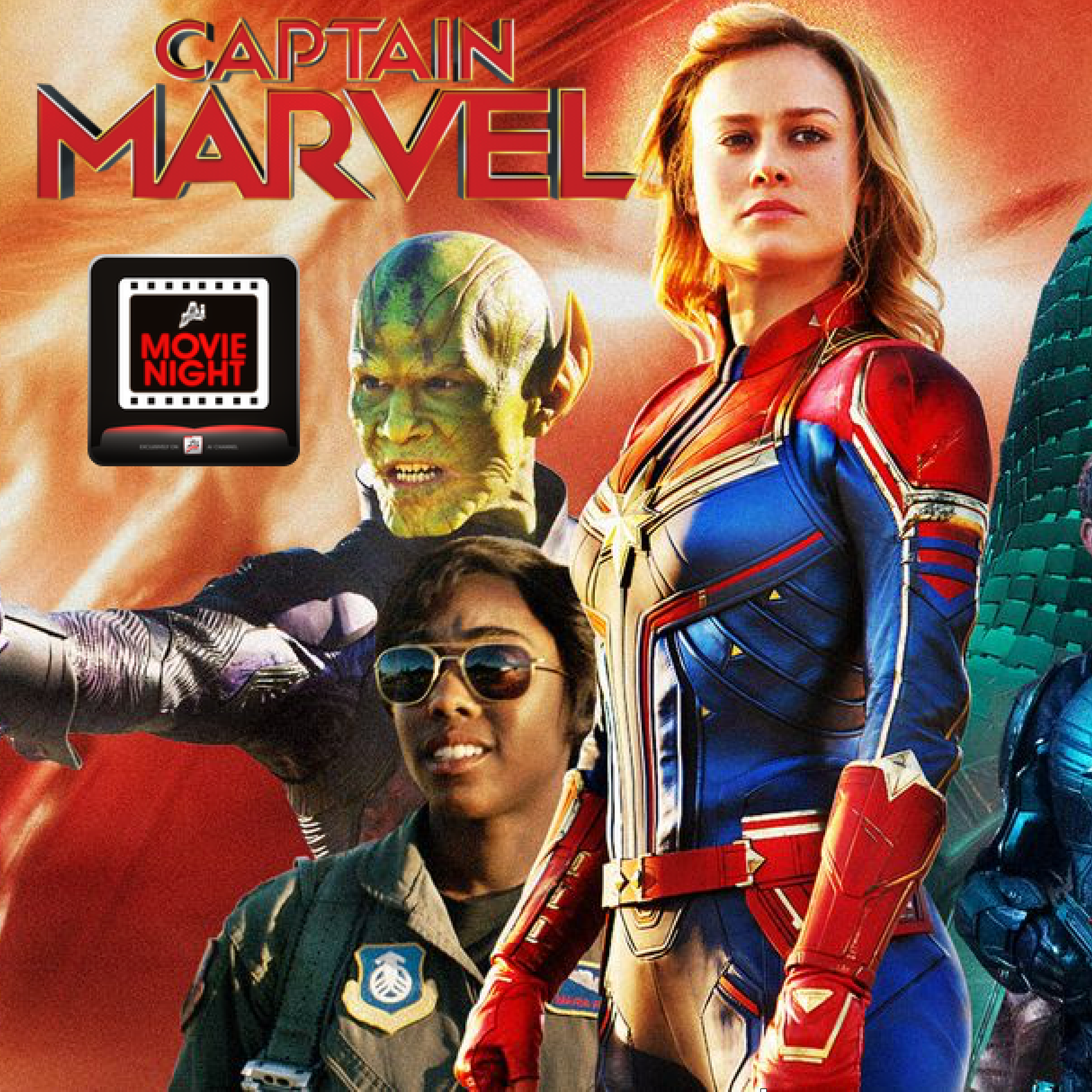 AI Movie Night Podcast: Captain Marvel Review episode artwork