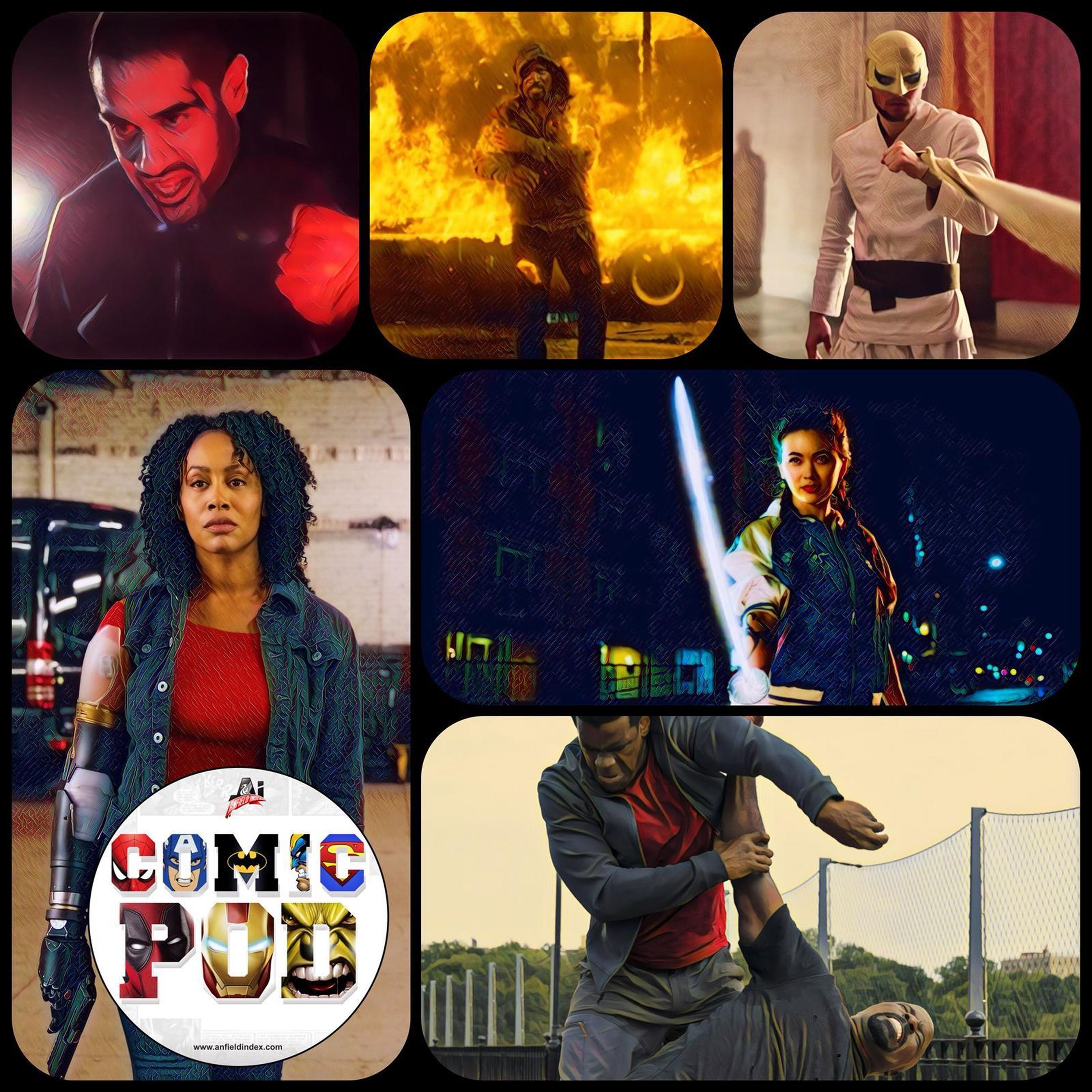 AI Comic Pod: Episode 66 - Luke Cage vs Iron Fist episode artwork