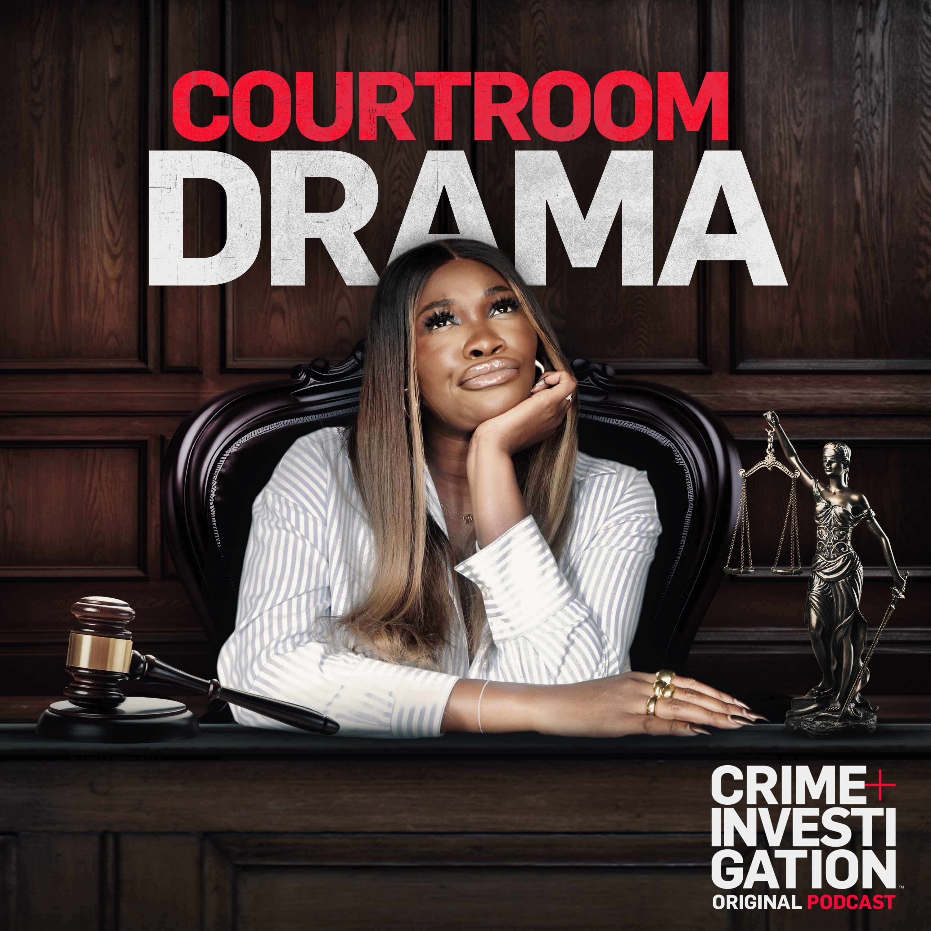 cover art for Introducing brand new series Courtroom Drama