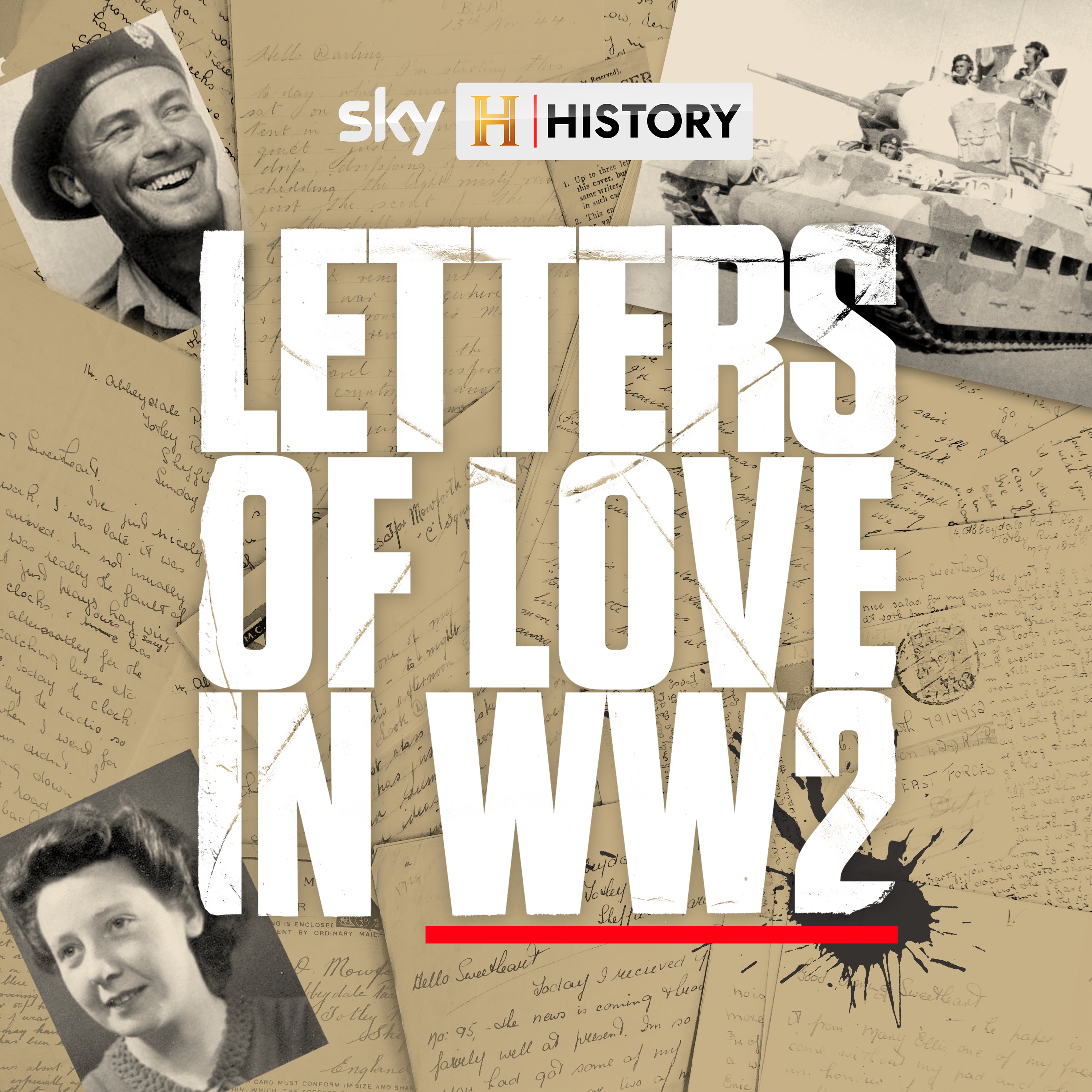 cover art for The history of the Second World War told through one couple's letters