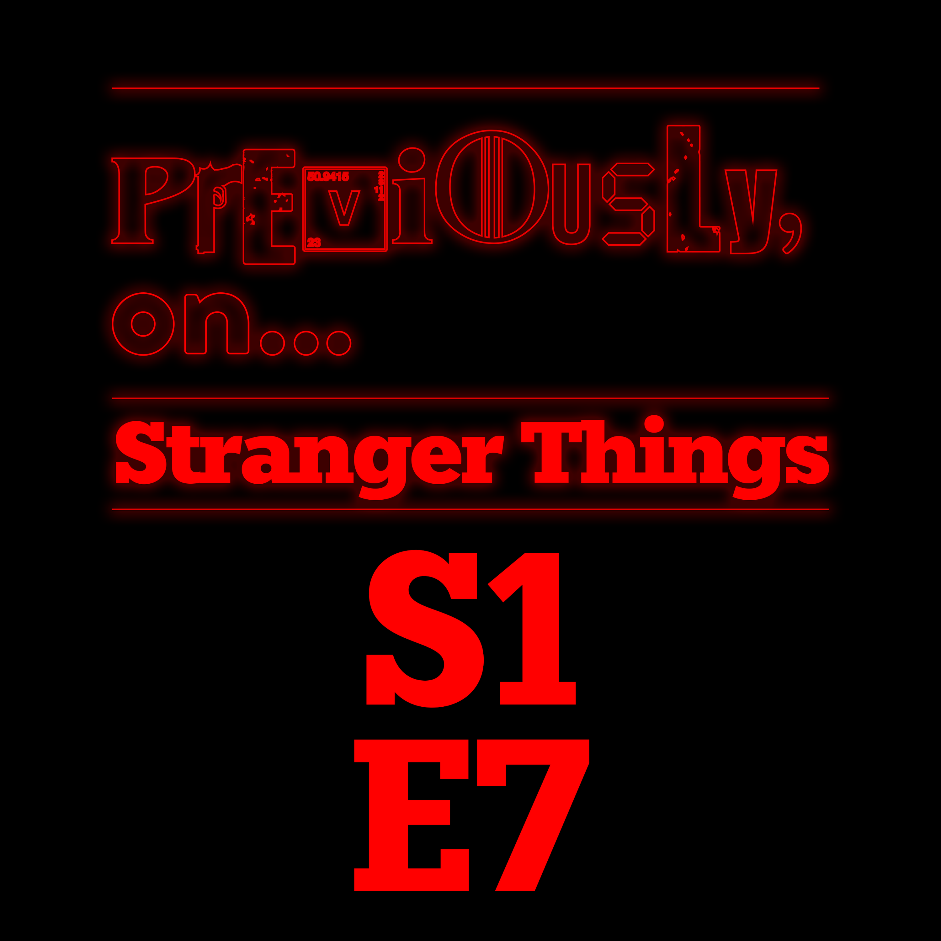 Stranger Things S1E7 - The Bathtub - podcast episode cover