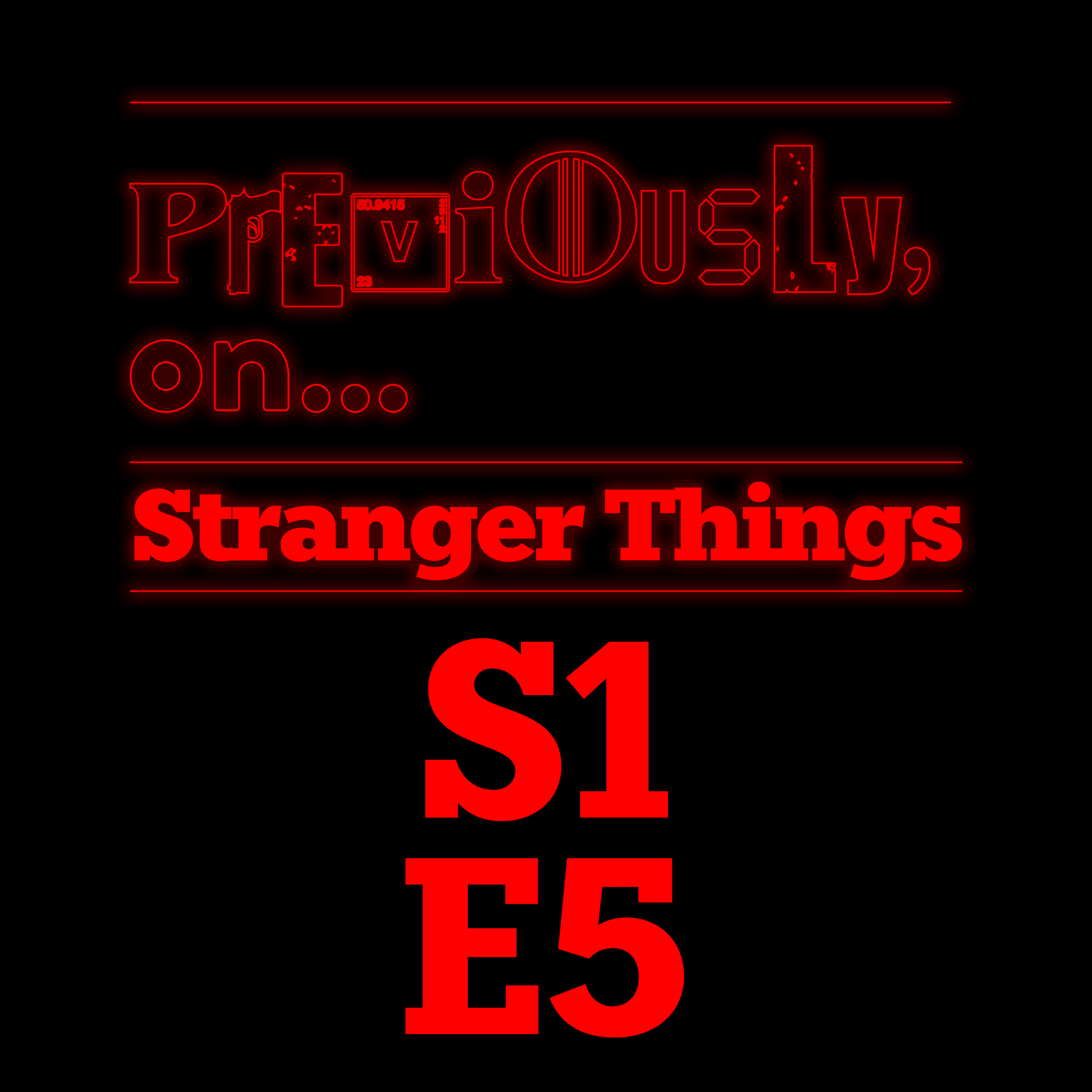 Stranger Things S1E5 - The Flea & the Acrobat - podcast episode cover