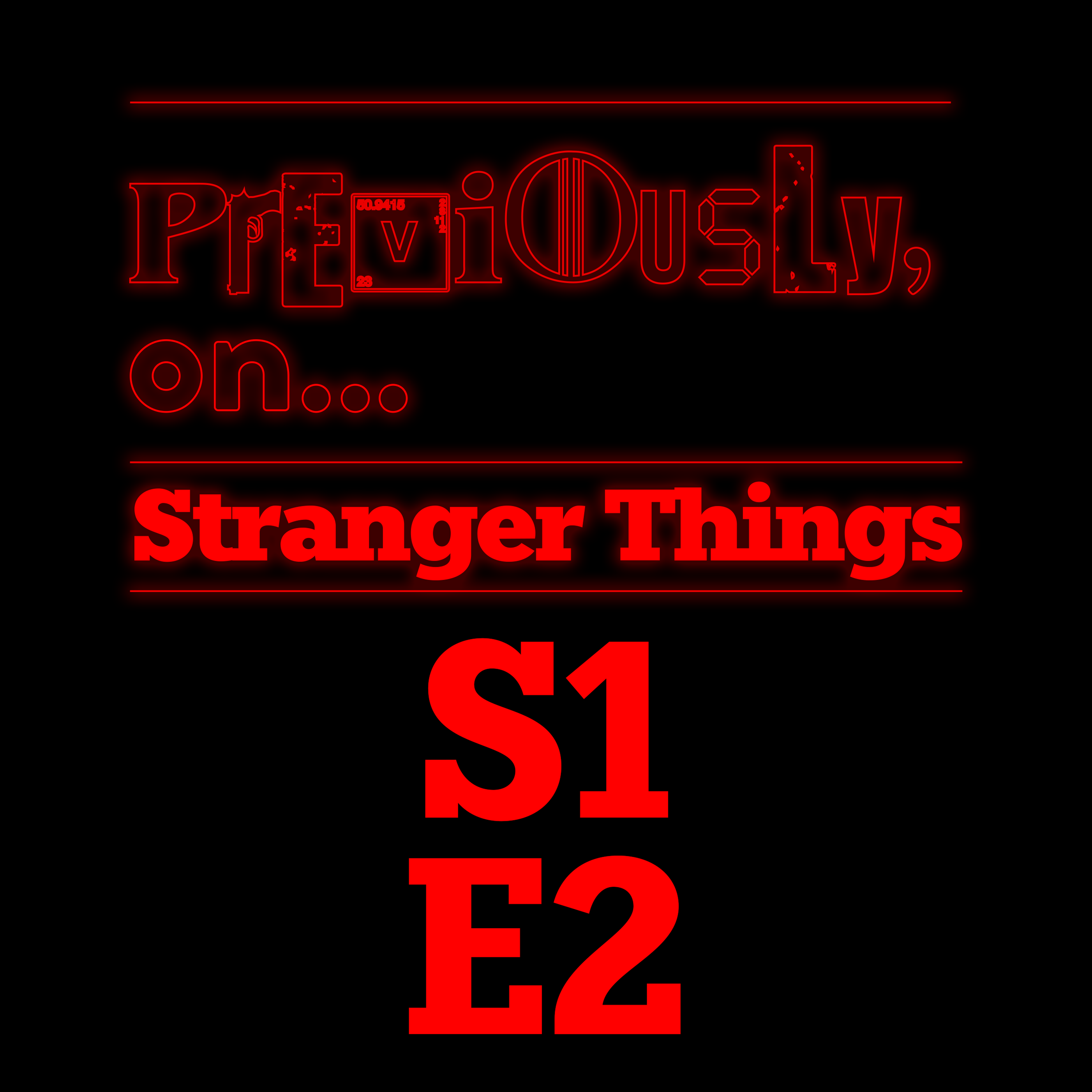 Stranger Things S1E2 - The Weirdo on Maple Street - podcast episode cover