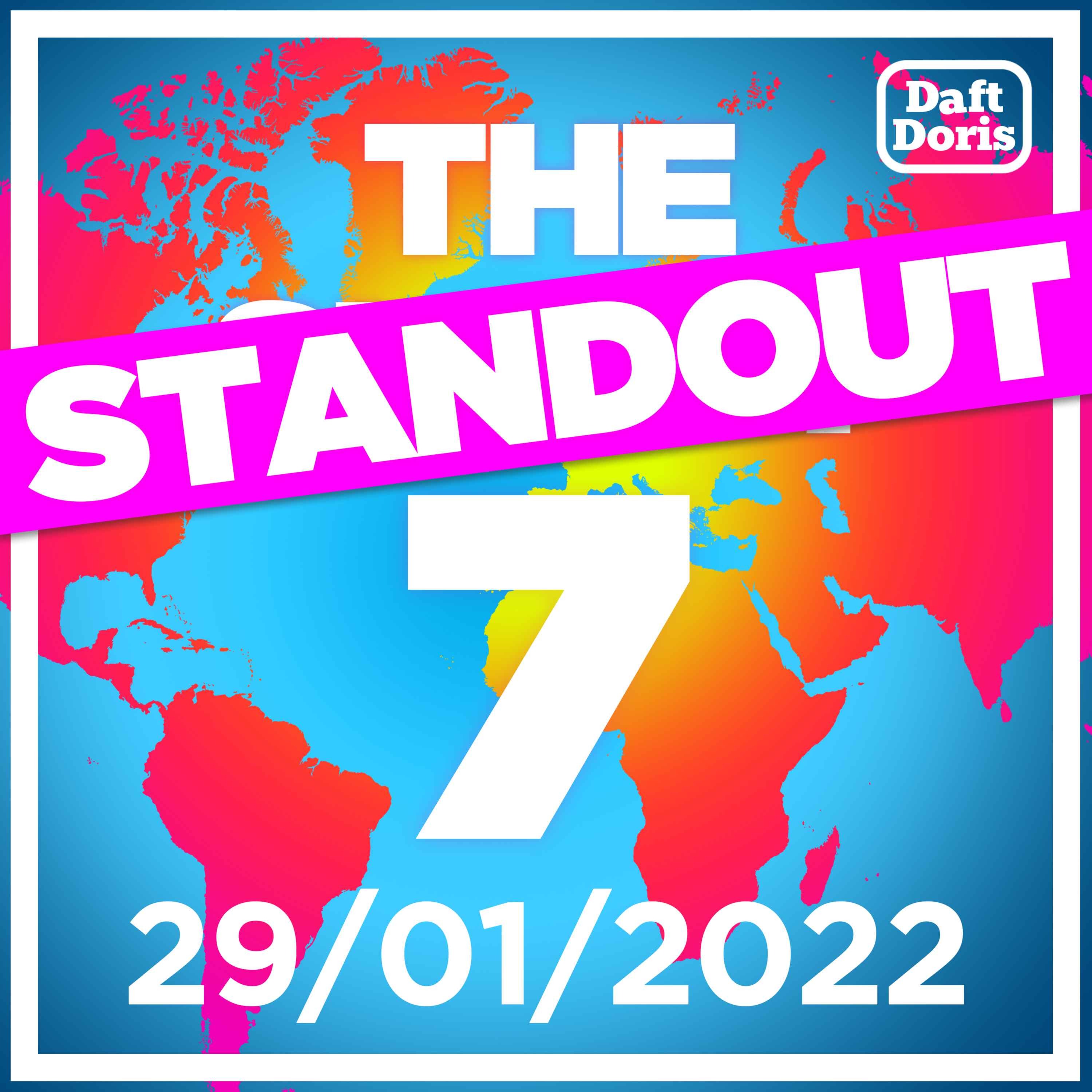 Ep. 595. The Standout 7 - Waiting for Sue, Boris battles on, Biden warns of war in Ukraine, Prince Andrew wants a jury trial and tributes to a fashion icon...