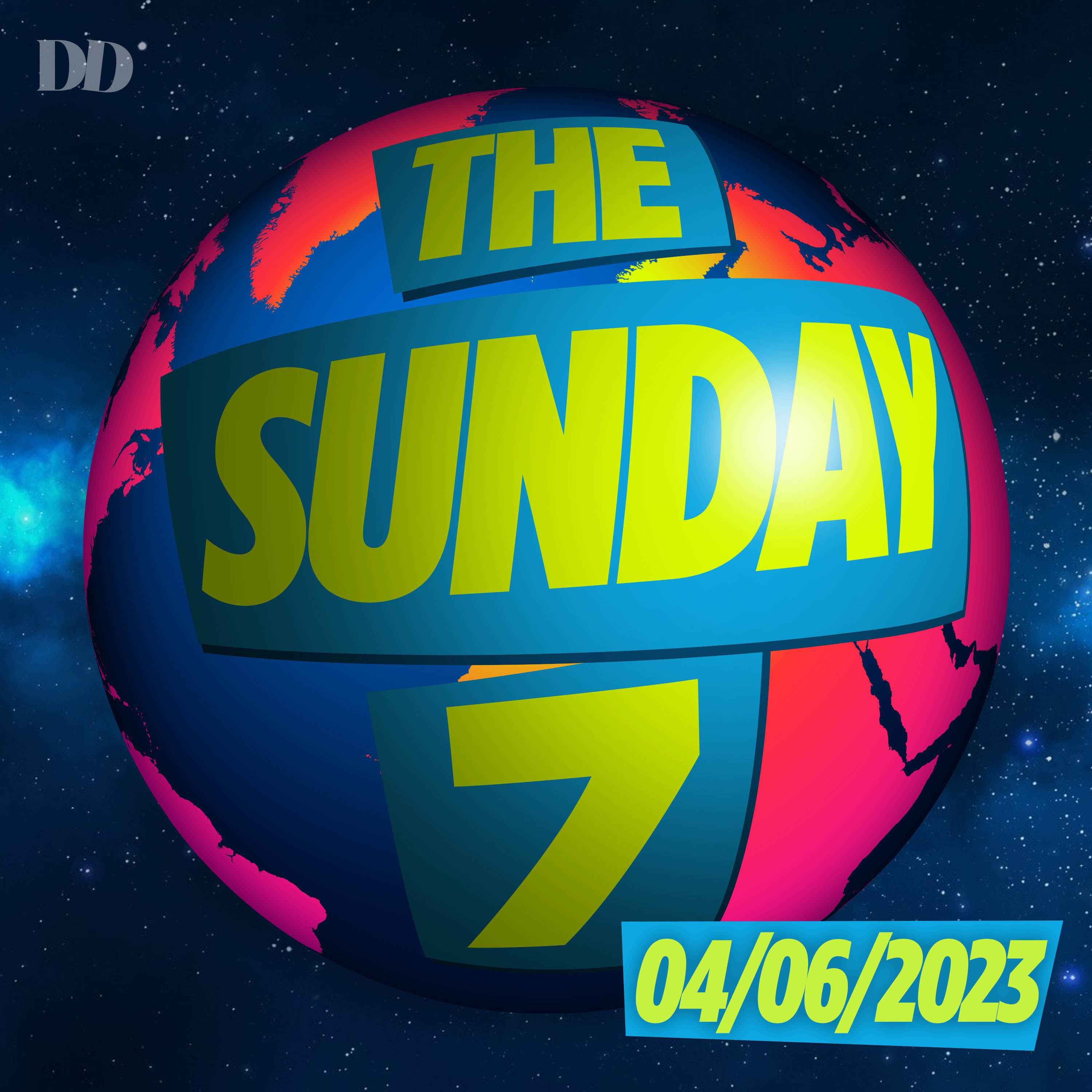 cover art for The Sunday 7 - The Doomsday threat of AI, NASA opens the UFO Archives, NYC’s skyscrapers are sinking it and the Solar Songs of the Northern Lights 