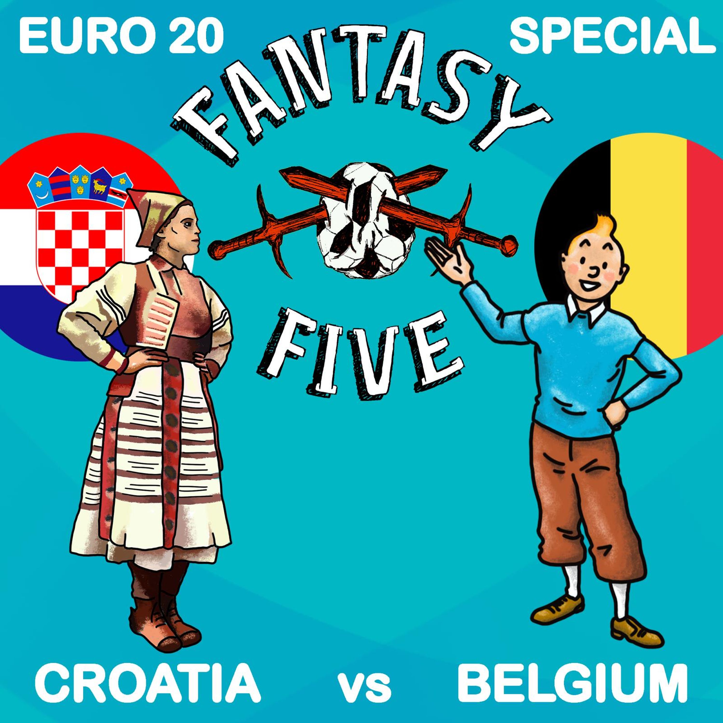 cover art for Euros Special - Croatia vs Belgium (Special Guest: Alex Petrovic)
