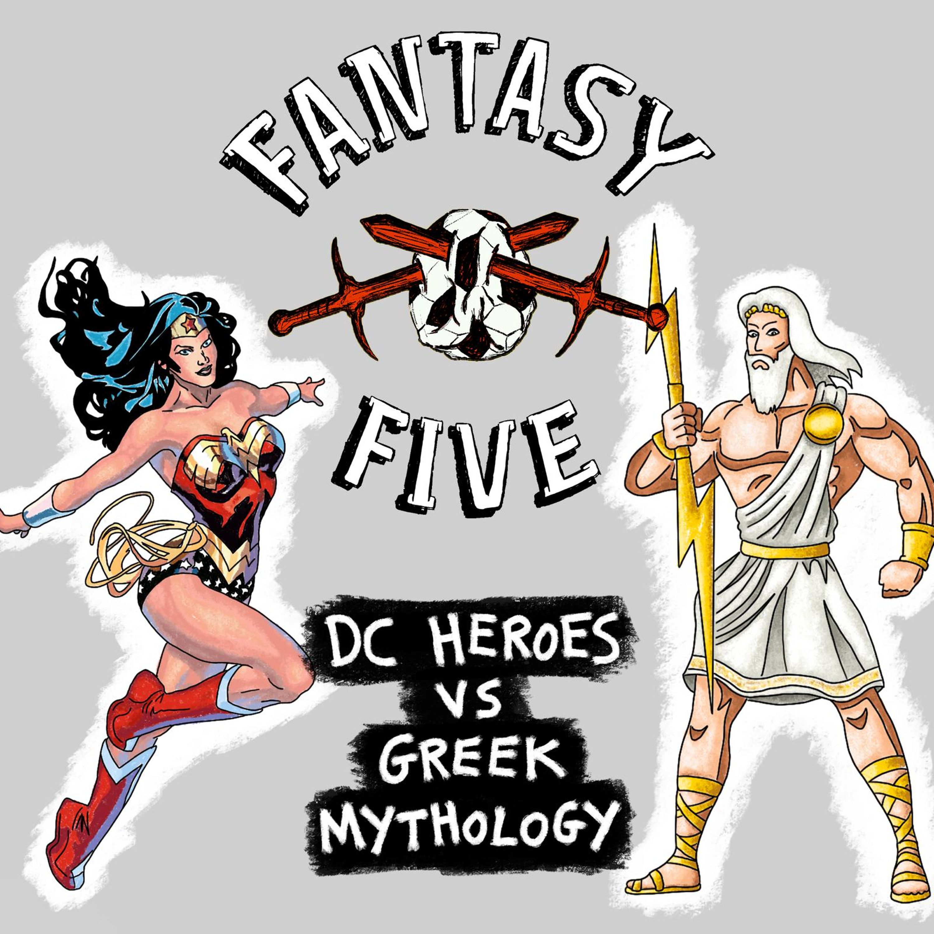 cover art for DC vs Greek Mythology (Special Guest: Tez Illays)