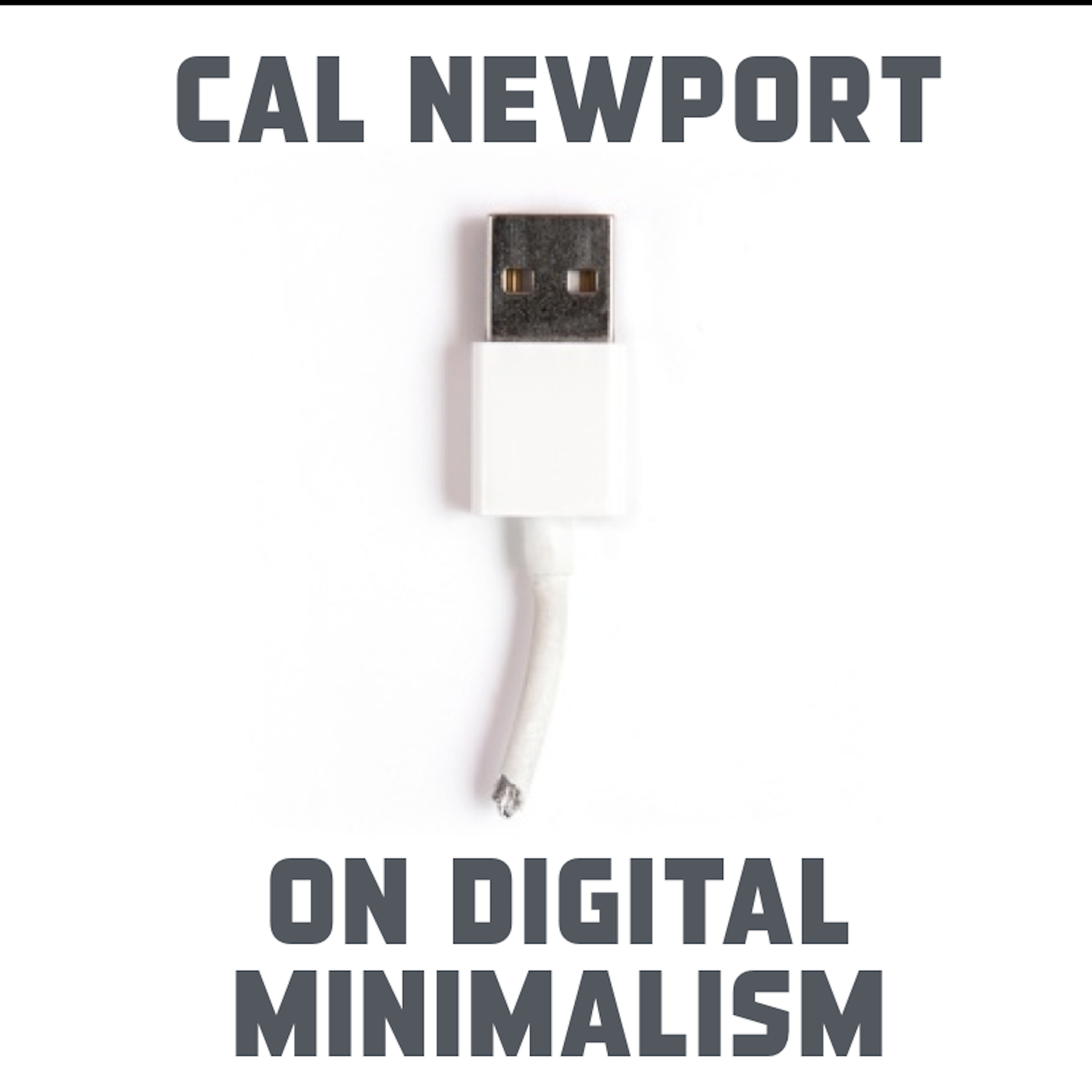 cover art for Cal Newport preaches Digital Minimalism