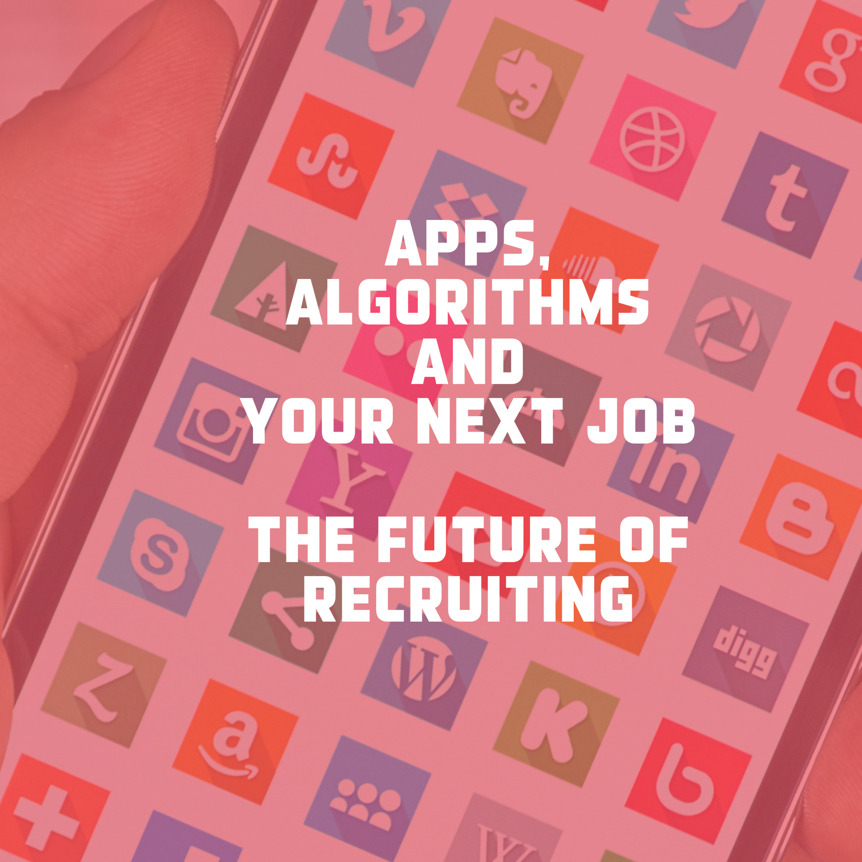 cover art for Apps, algorithms and your next job