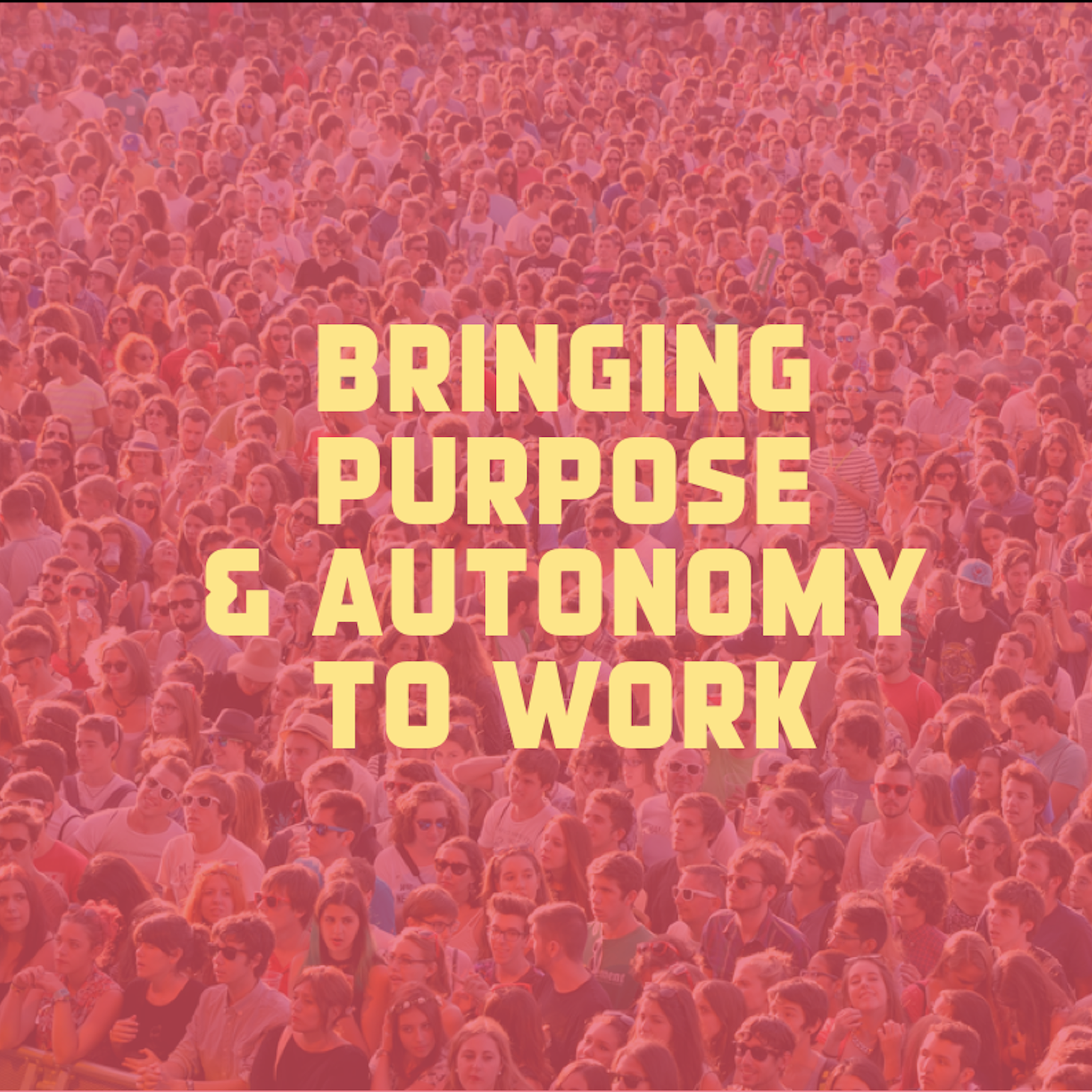 Bringing purpose and autonomy to work - podcast episode cover