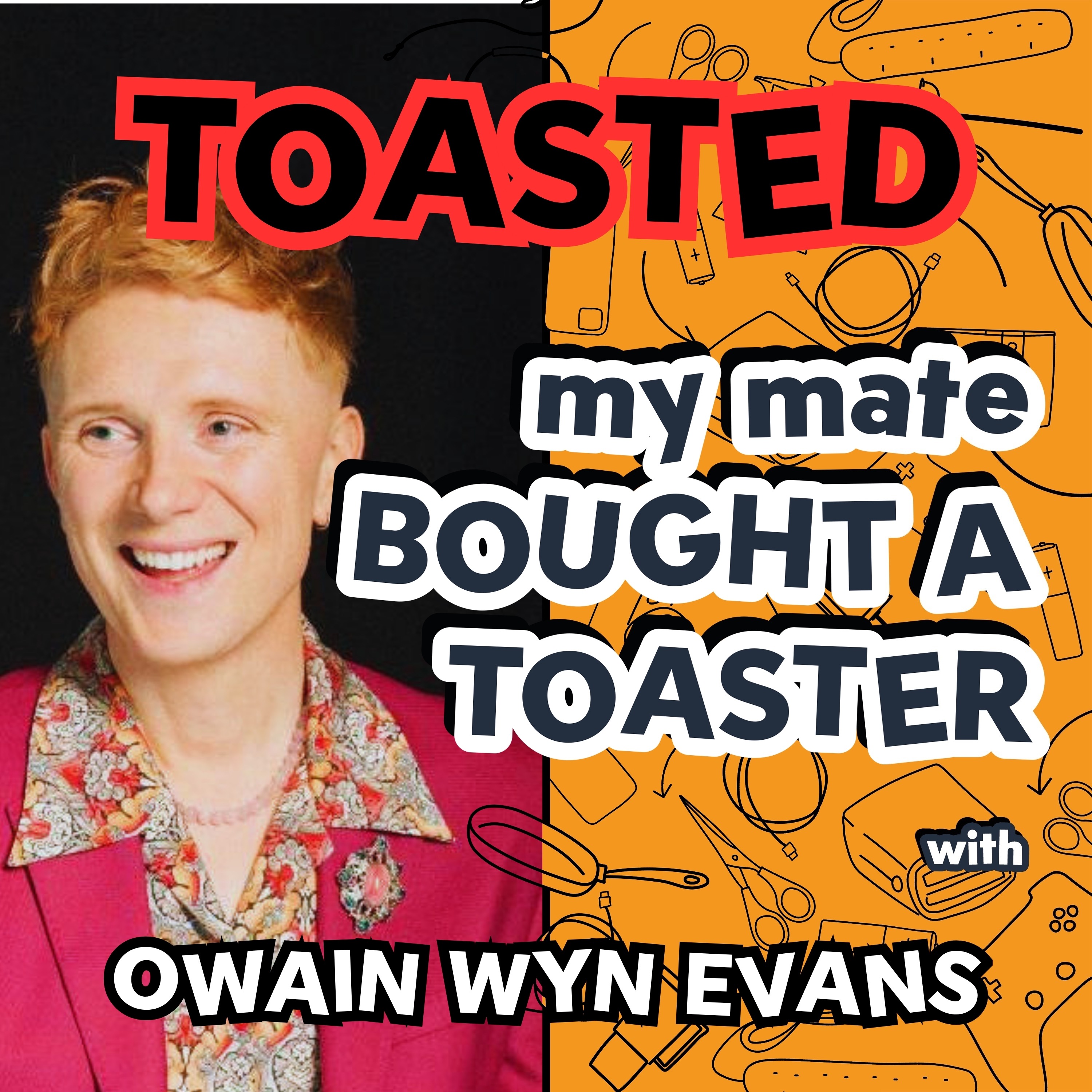 🎙️ TOASTED: Owain Wyn Evans, Disco Balls, Mr Blobby & Tiny Amazon Purchases episode artwork