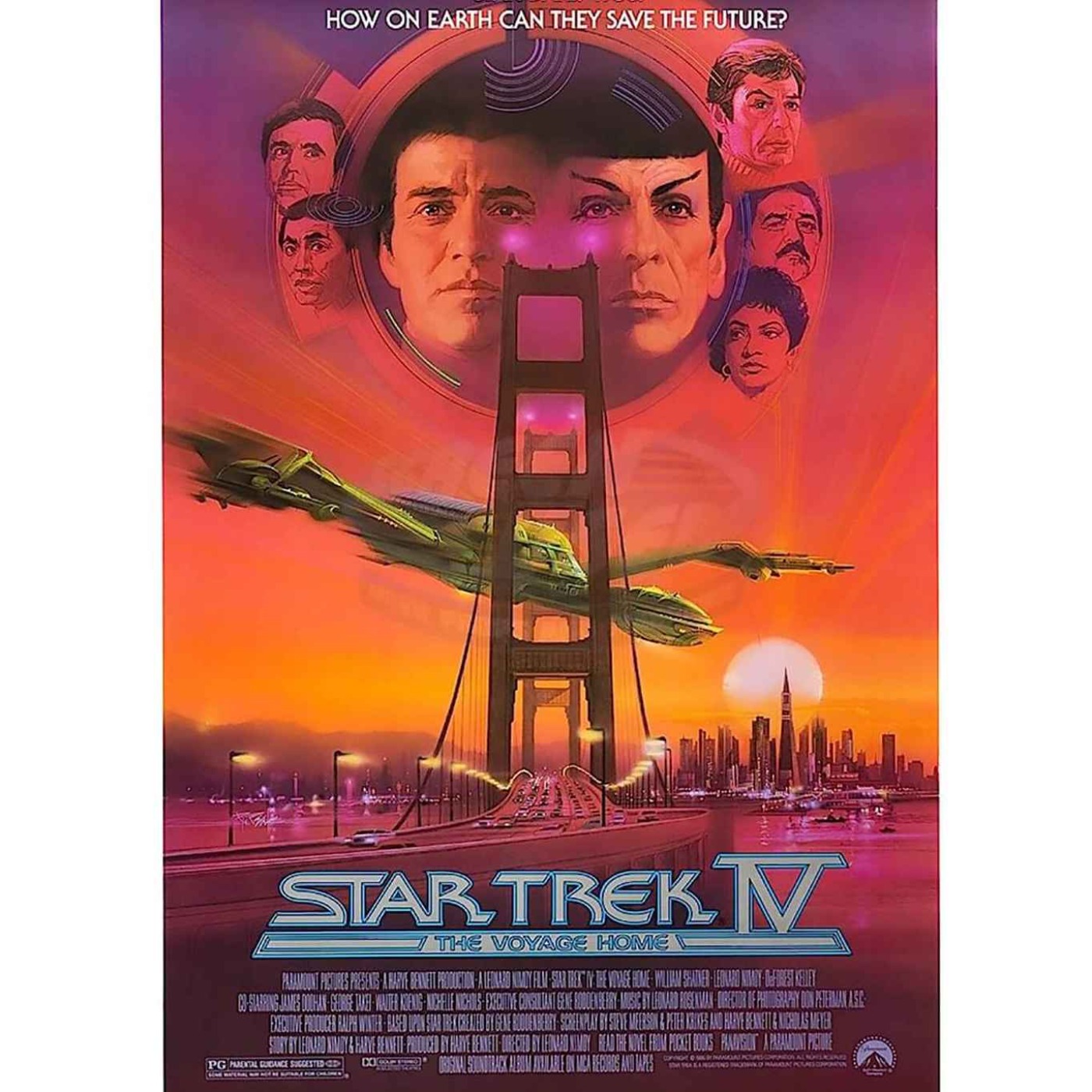 cover art for STAR TREK IV: THE VOYAGE HOME with Paul Litchfield