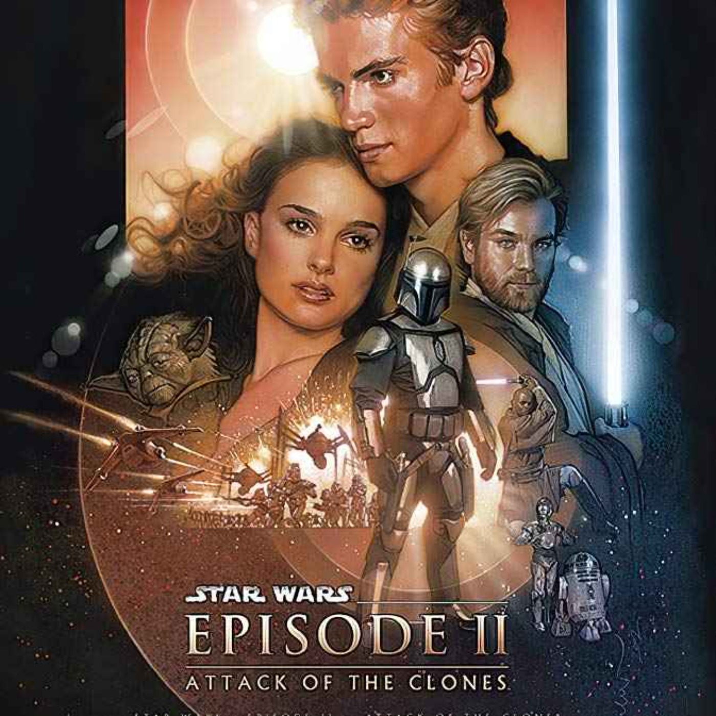 cover art for STAR WARS: EPISODE TWO: ATTACK OF THE CLONES (PART ONE) - With Tom Crowley