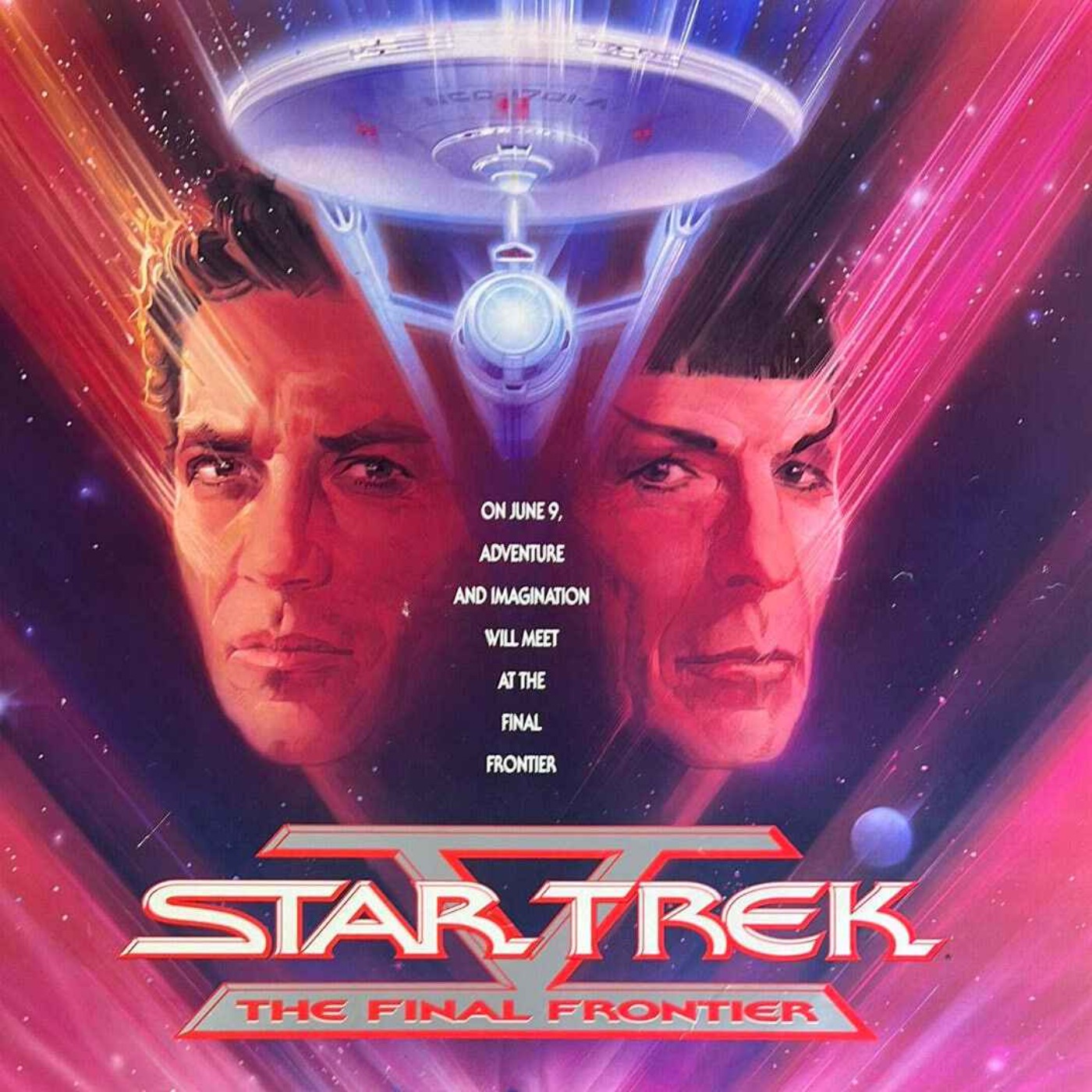 cover art for STAR TREK V: THE FINAL FRONTIER with Paul Litchfield