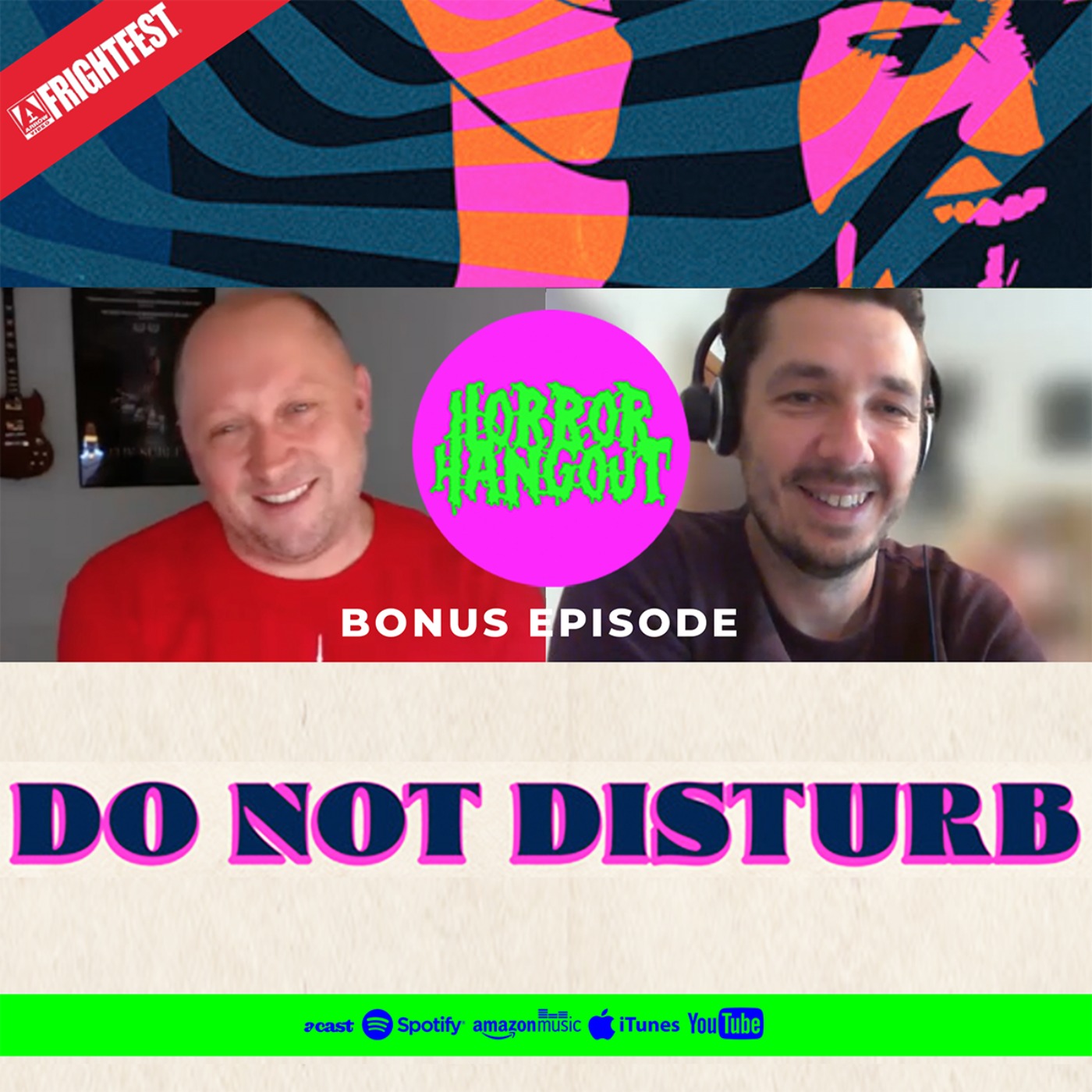 cover art for Horror Hangout Bonus Episode : Interview with Do Not Disturb Director John Ainslie (FrightFest 2022)