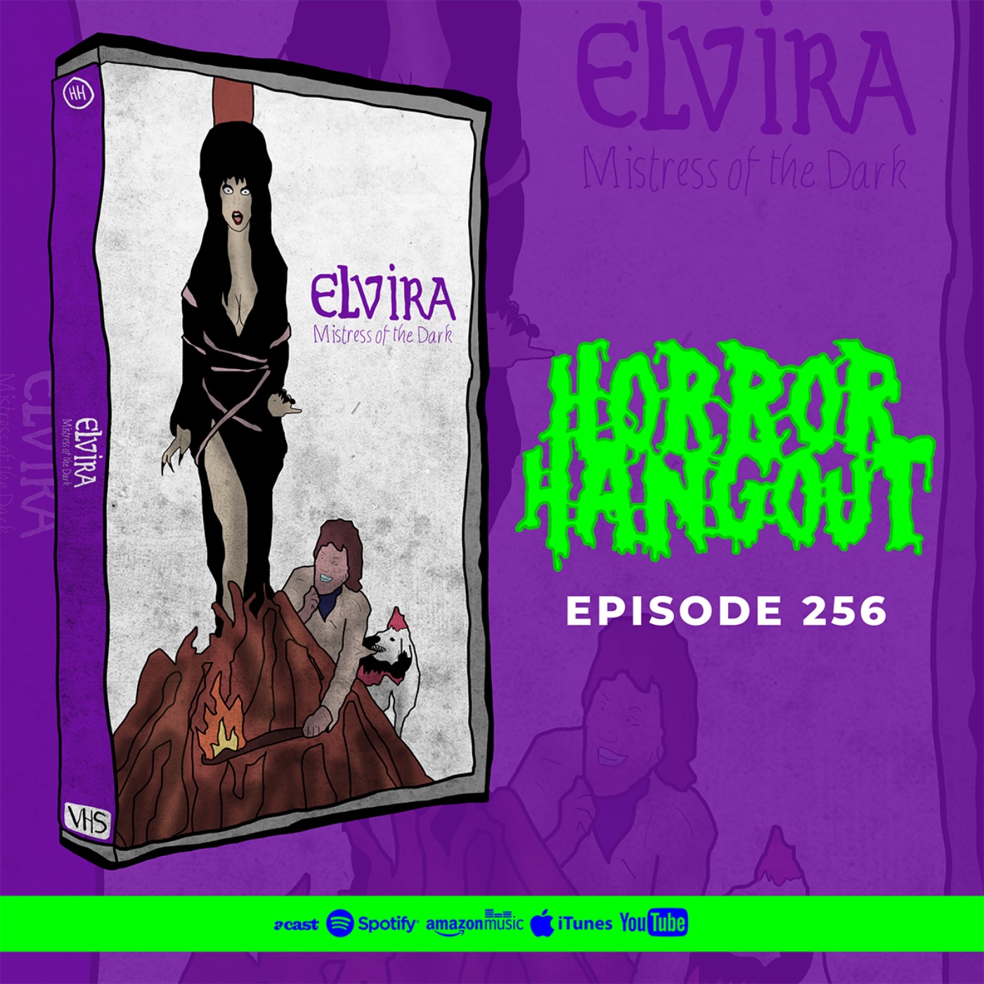 cover art for Horror Hangout #256 : Elvira - Mistress of the Dark (w/ Charley Stanbury)