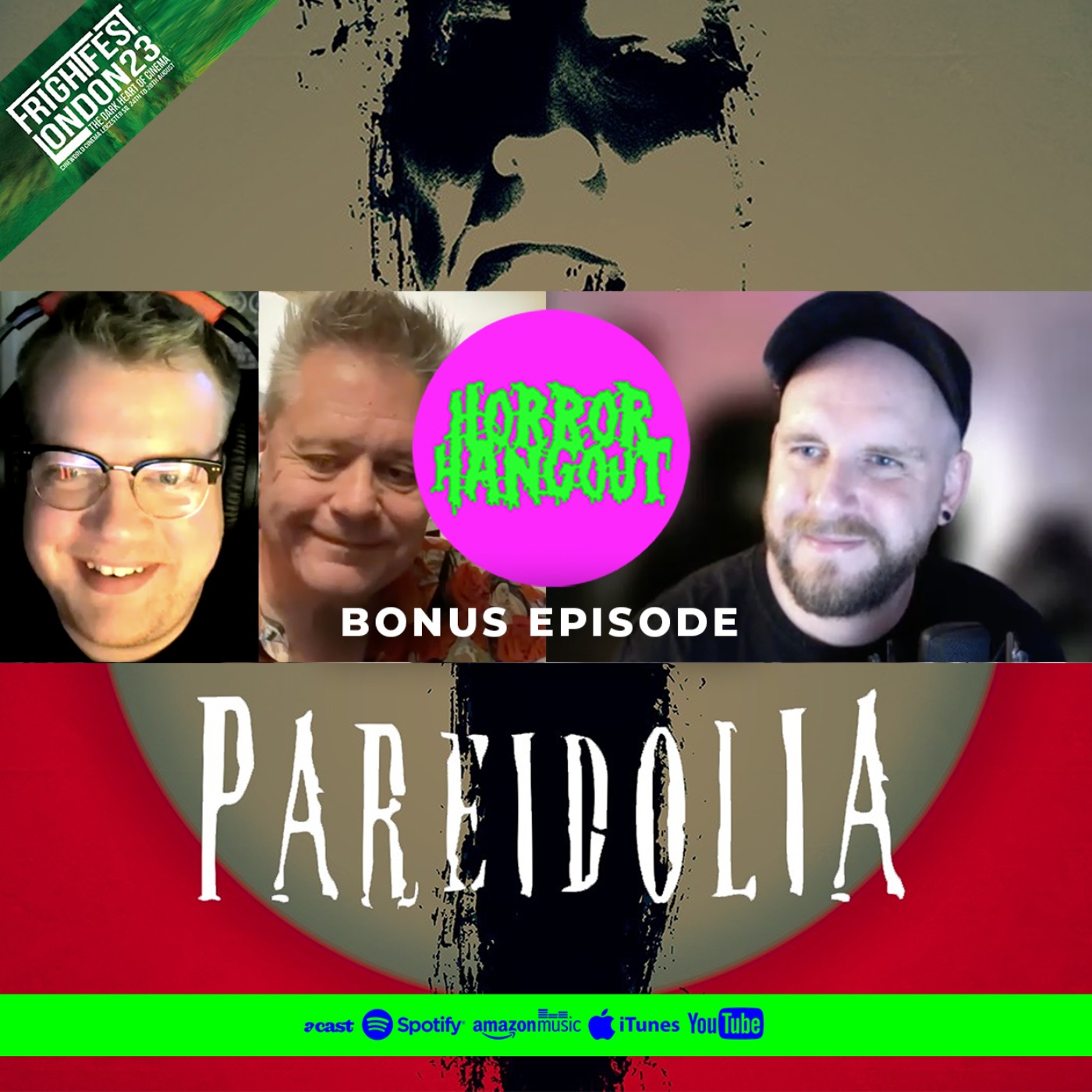 Horror Hangout Bonus Episode : Interview with Pareidolia Director Aaron Truss & Producer Stuart Morriss (FrightFest 2023)