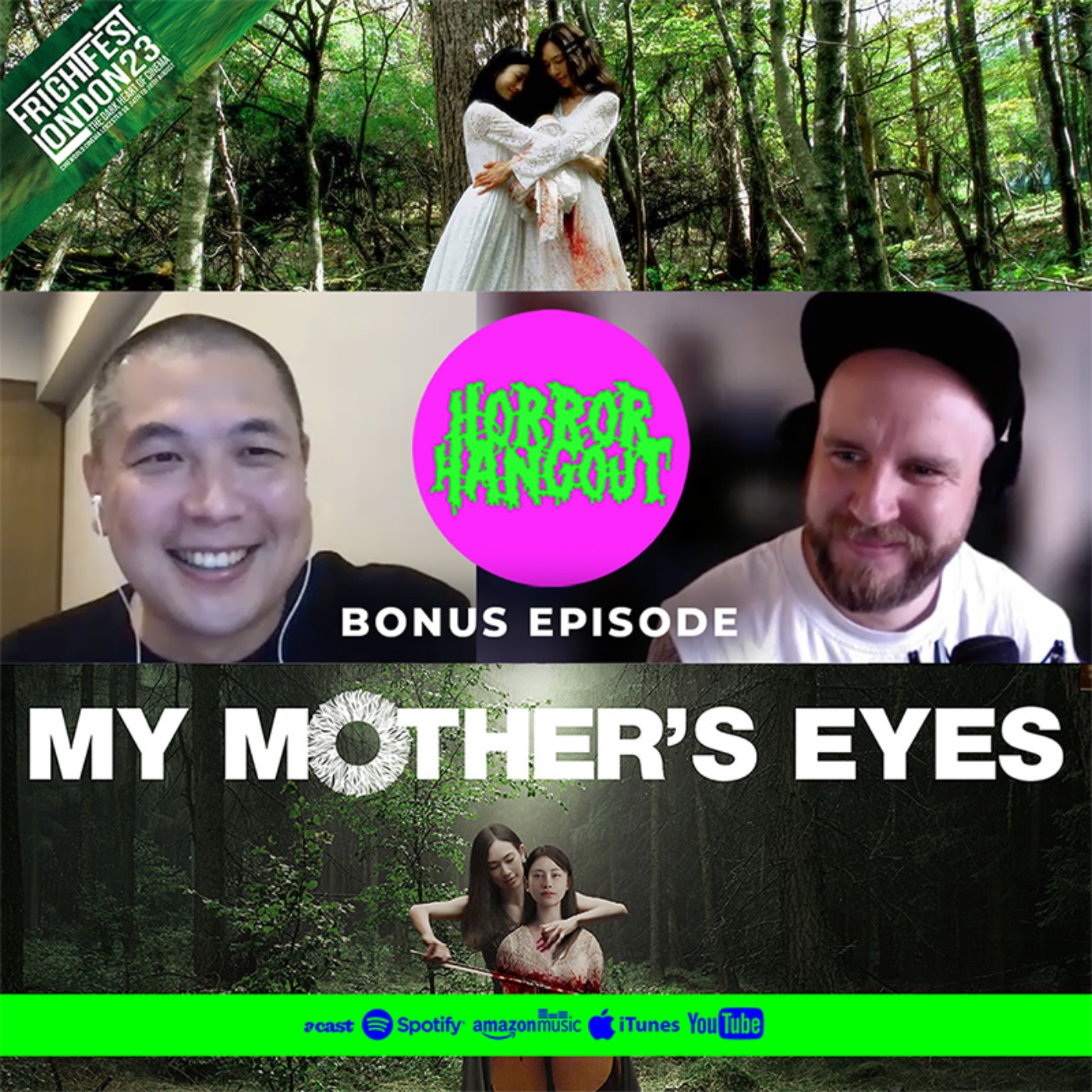 cover art for Horror Hangout Bonus : Interview with My Mother's Eyes Director Takeshi Kushida (FrightFest 2023)