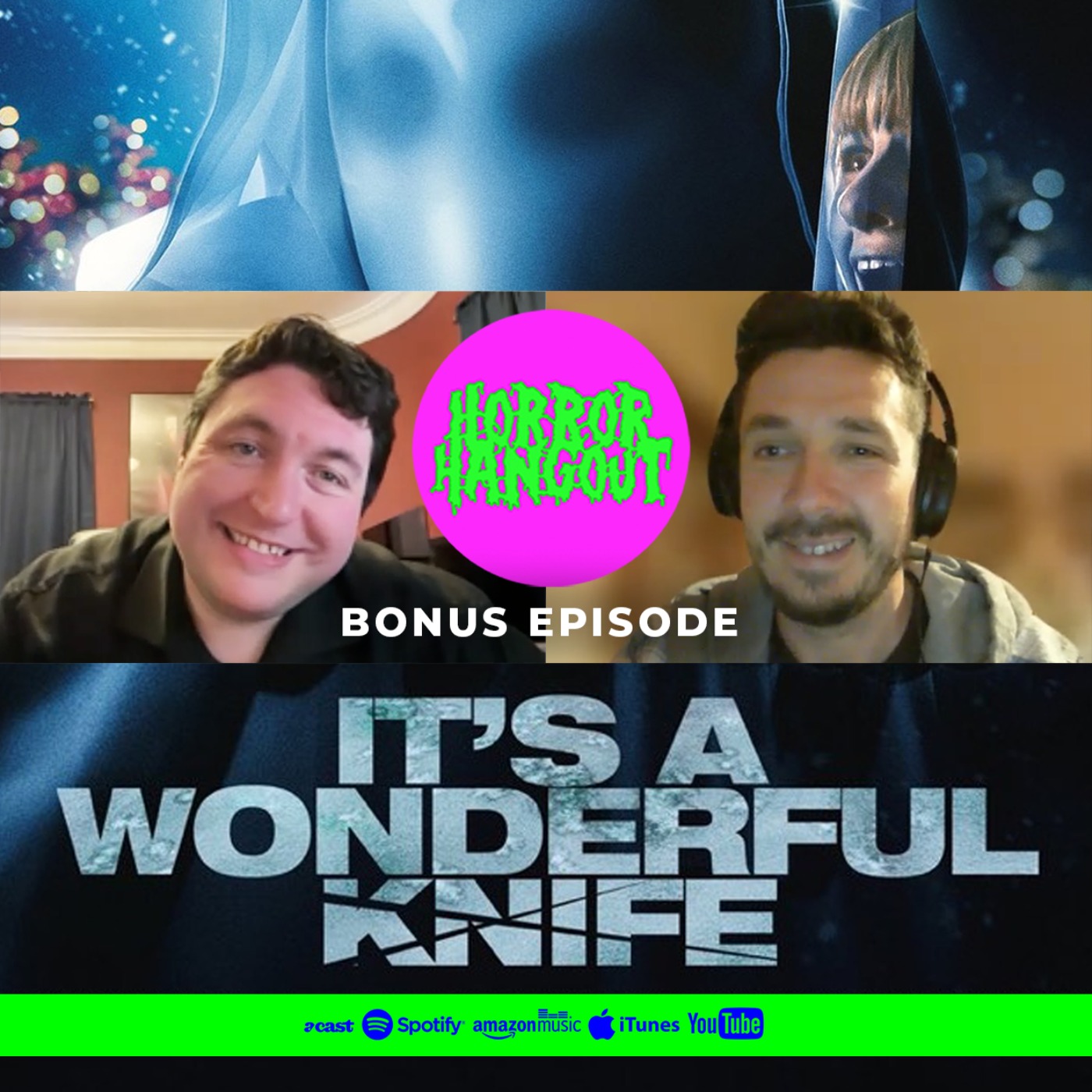 cover art for Horror Hangout Bonus Episode : Interview with It's A Wonderful Knife Director Tyler MacIntyre