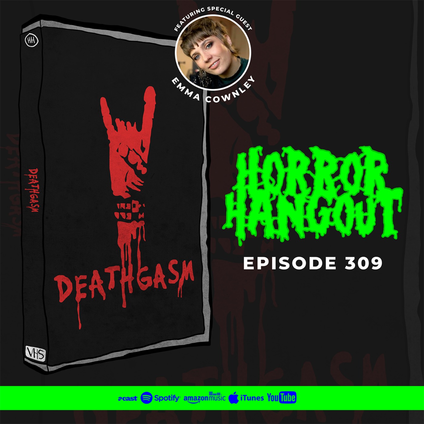 cover art for Horror Hangout #309 : Deathgasm (w/ Emma Cownley)