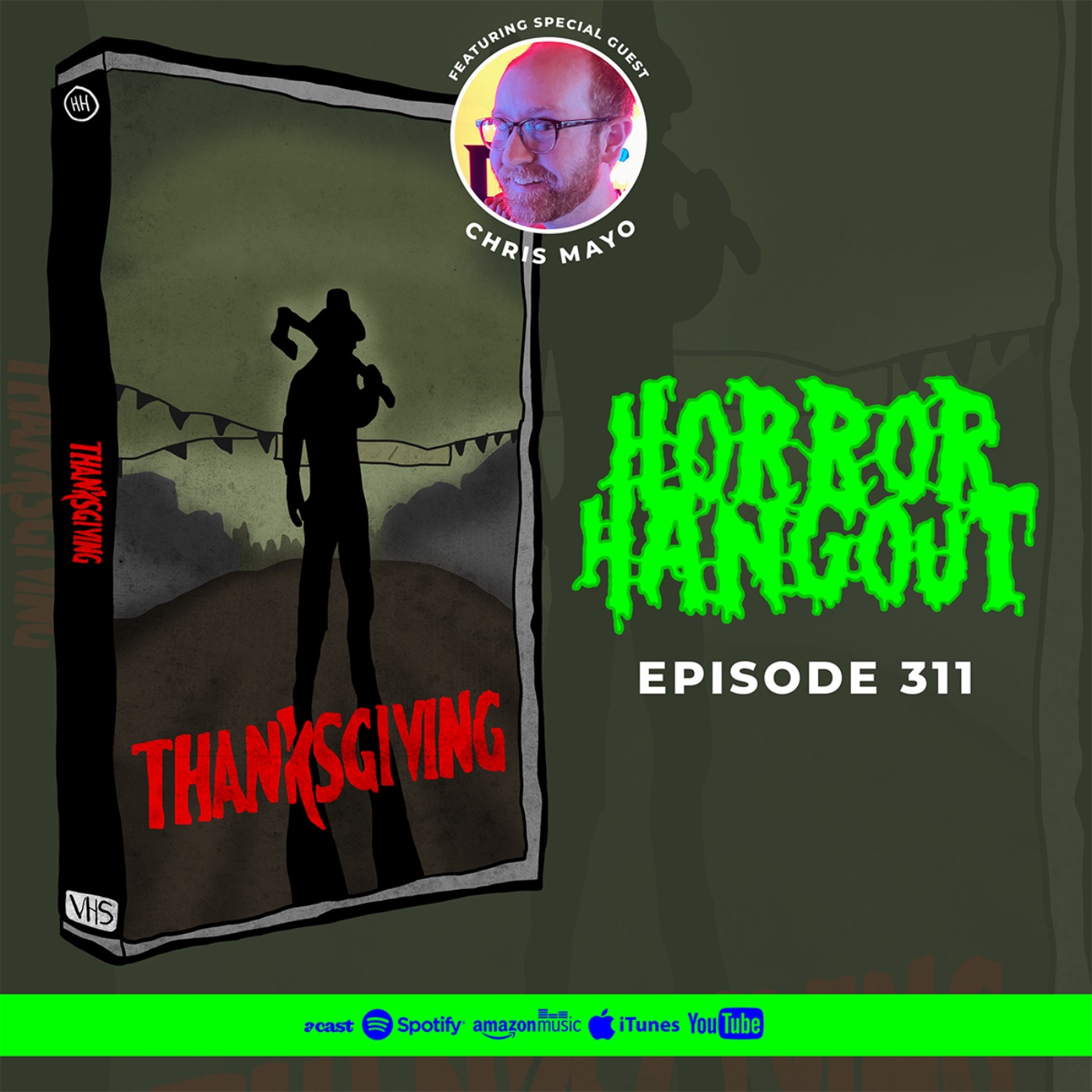 cover art for Horror Hangout #311 : Thanksgiving (w/ Chris Mayo)