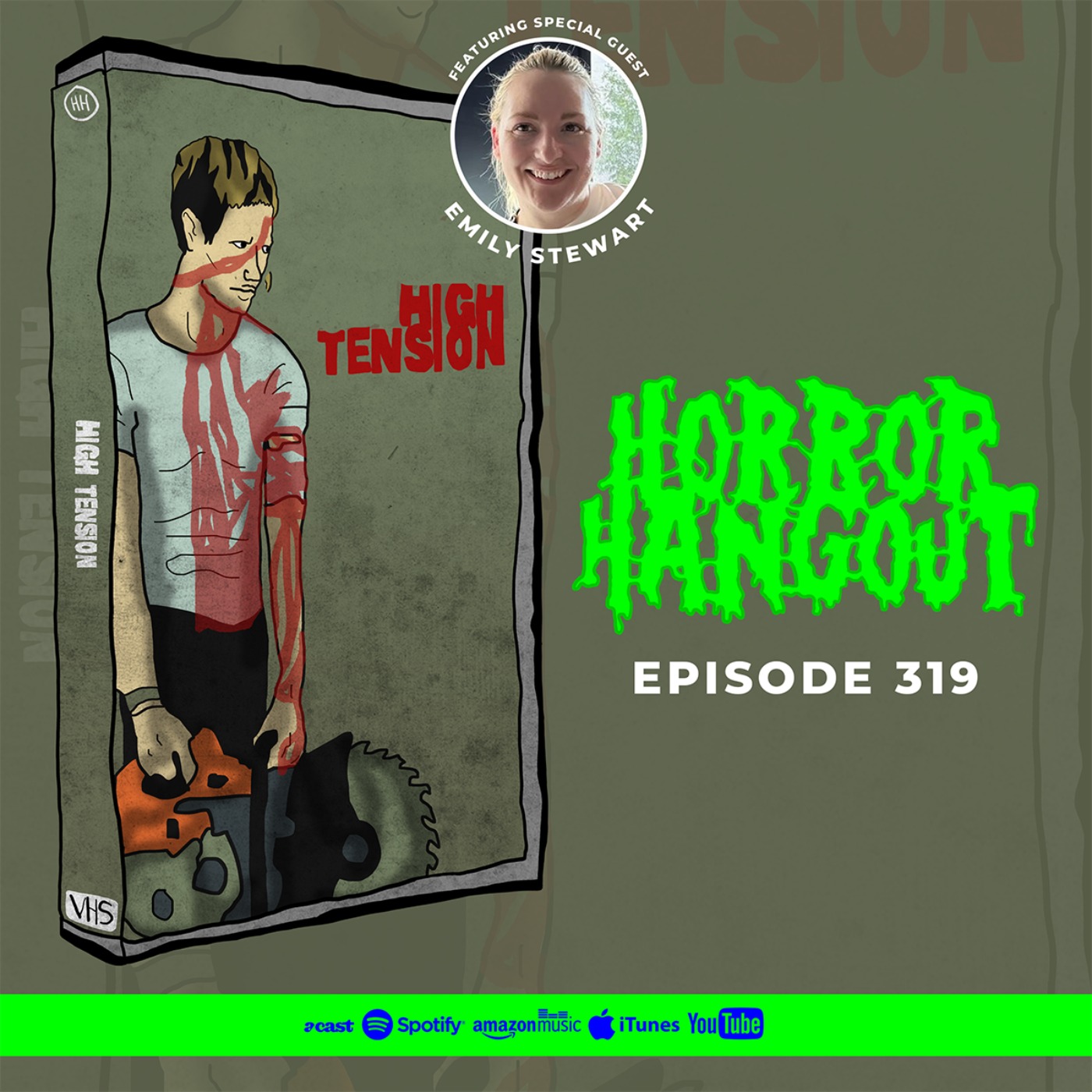 cover art for Horror Hangout #319 : High Tension (w/ Emily Stewart)