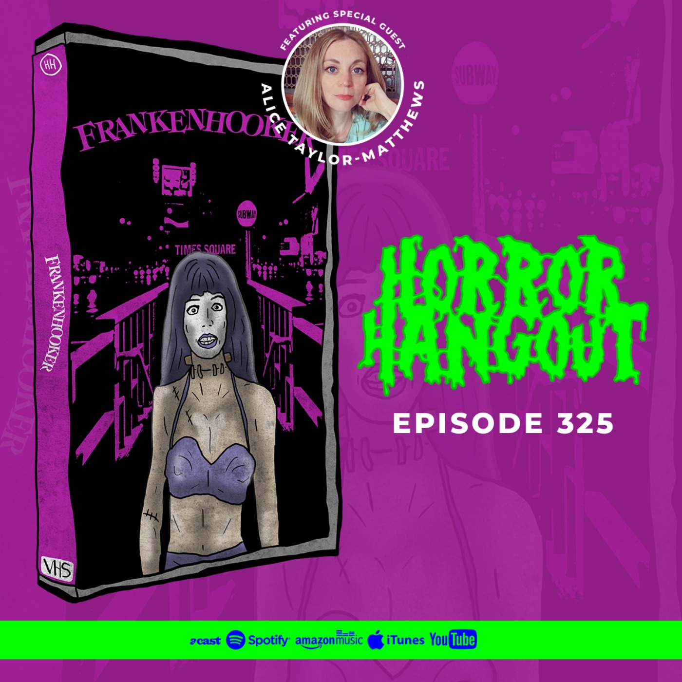 cover art for Horror Hangout #325 : Frankenhooker (w/ Alice Taylor-Matthews)