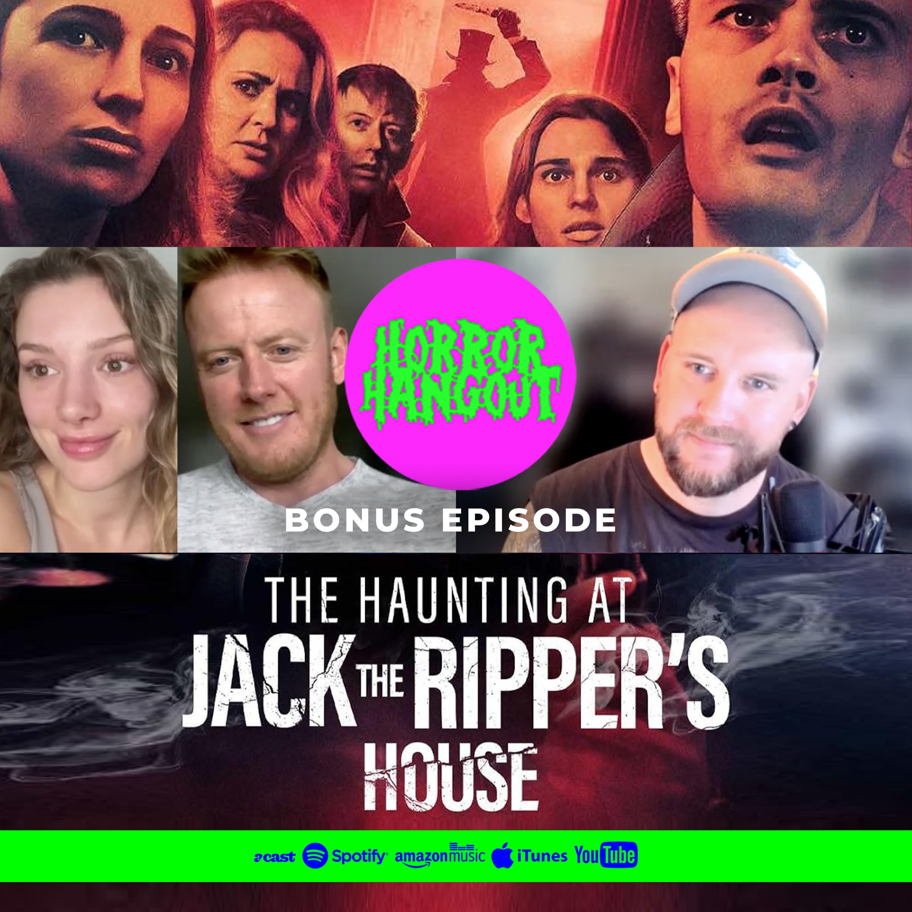 Horror Hangout Bonus Episode : Interview with The Haunting At Jack The Ripper's House Stars Natasha Tosini & Stephen Staley