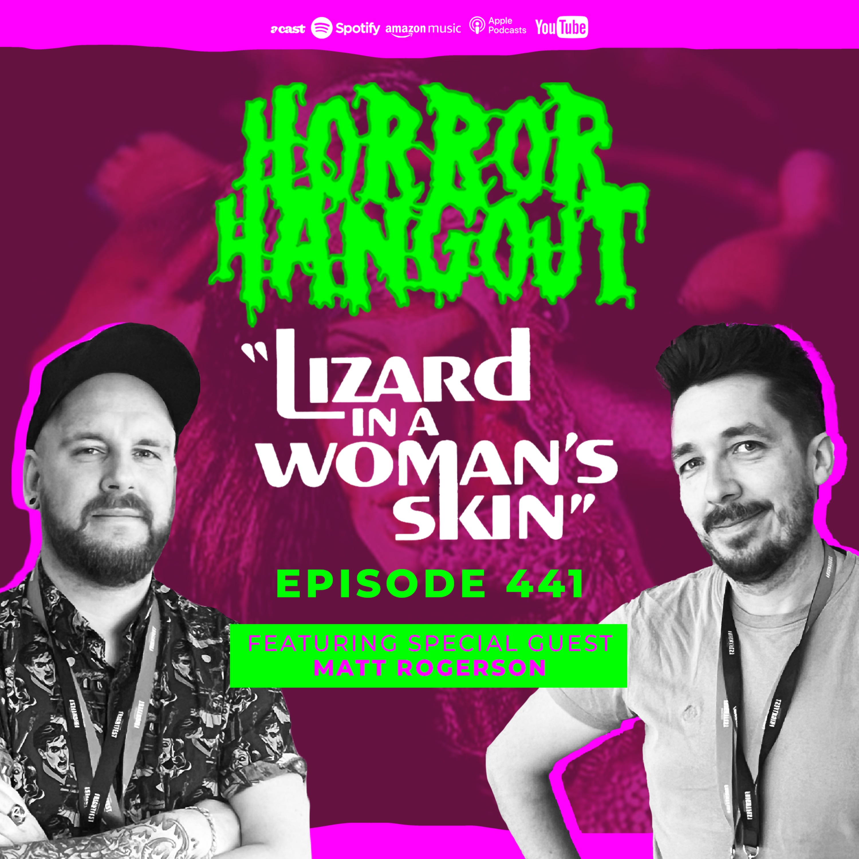 Horror Hangout Podcast Episode 441 : A Lizard In A Woman's Skin (w/ Matt Rogerson)