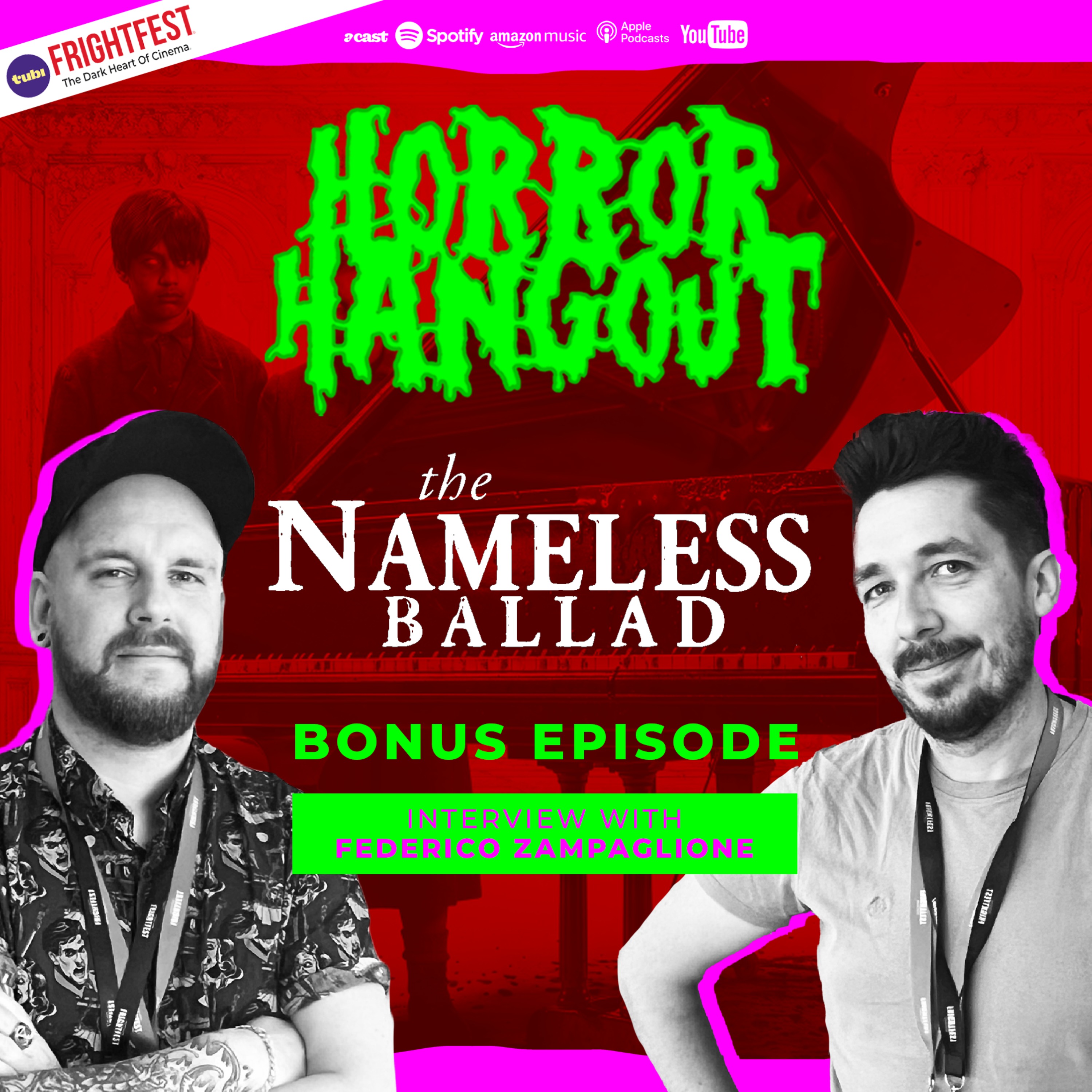 Horror Hangout Podcast Bonus Episode : Interview w/ The Nameless Ballad Director Federico Zampaglione (FrightFest 2026)
