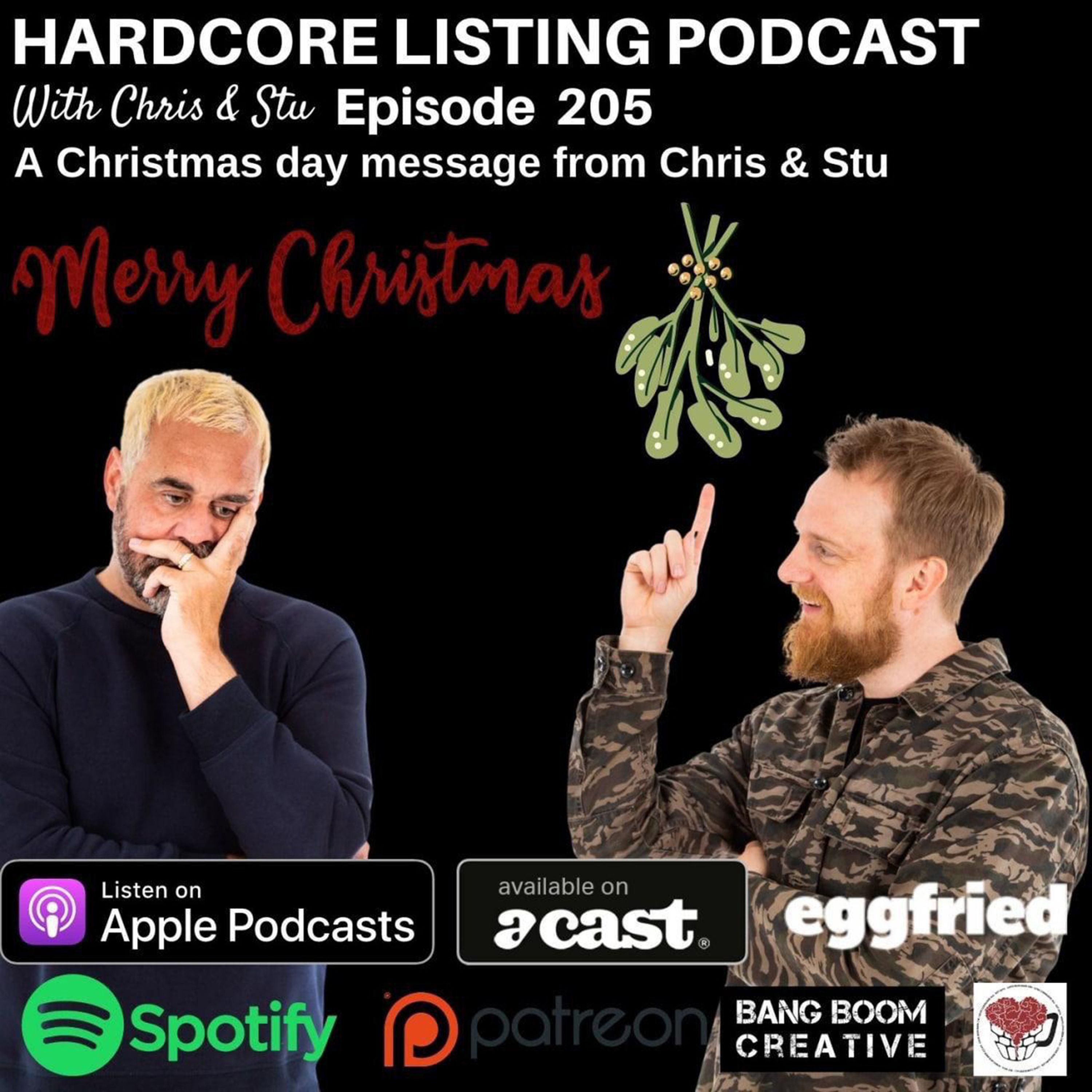 cover art for A Christmas Message from Chris and Stu.