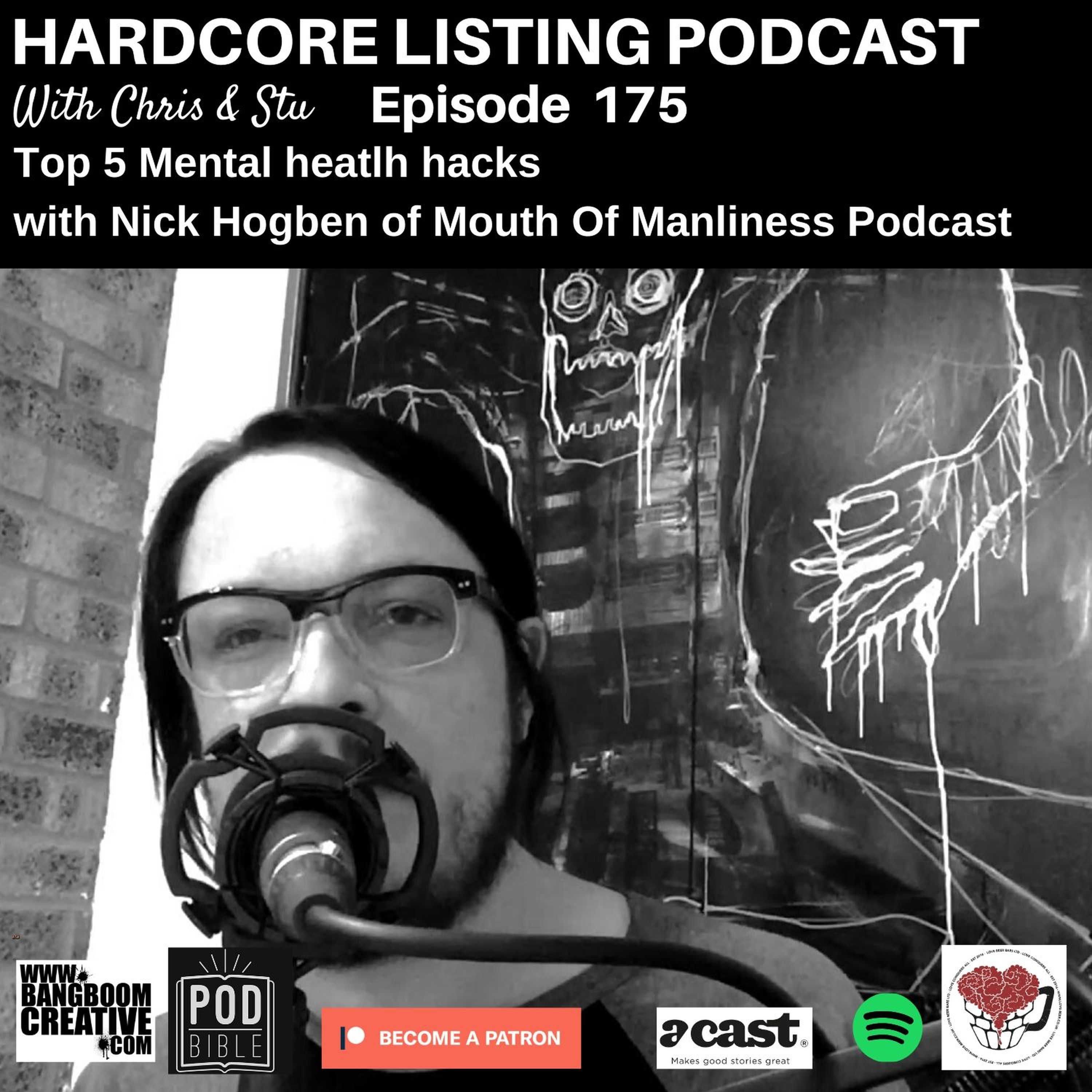 cover art for Top 5 Mental Health Hacks with Nick Hogben of Mouth Of Manliness Podcast