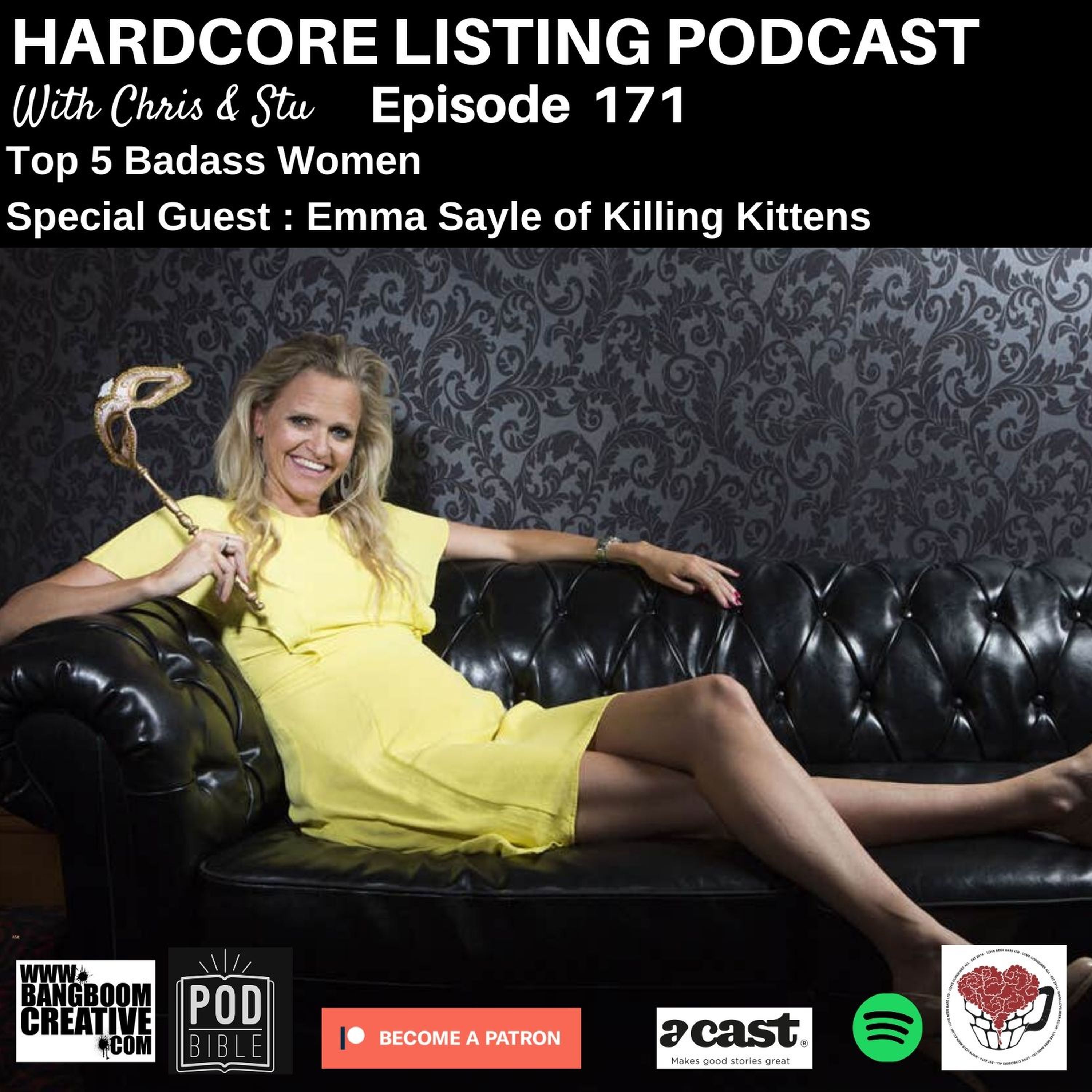 cover art for Top 5 Badass women with Emma Sayle of Killing Kittens