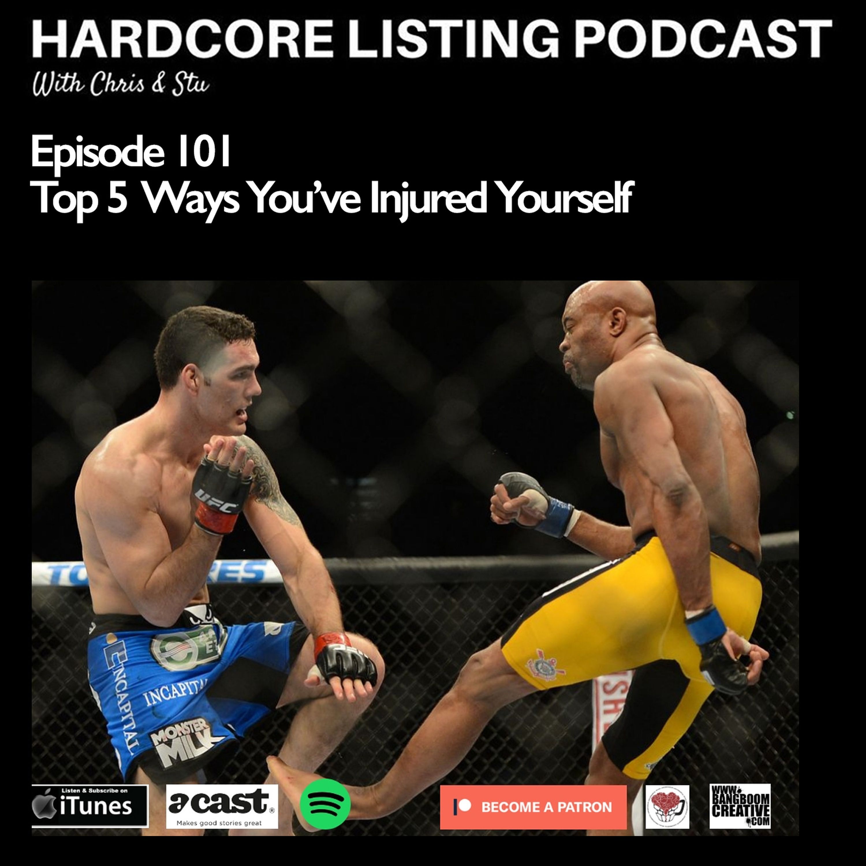 cover art for Ep101 - Top 5 Self Inflicted Injuries