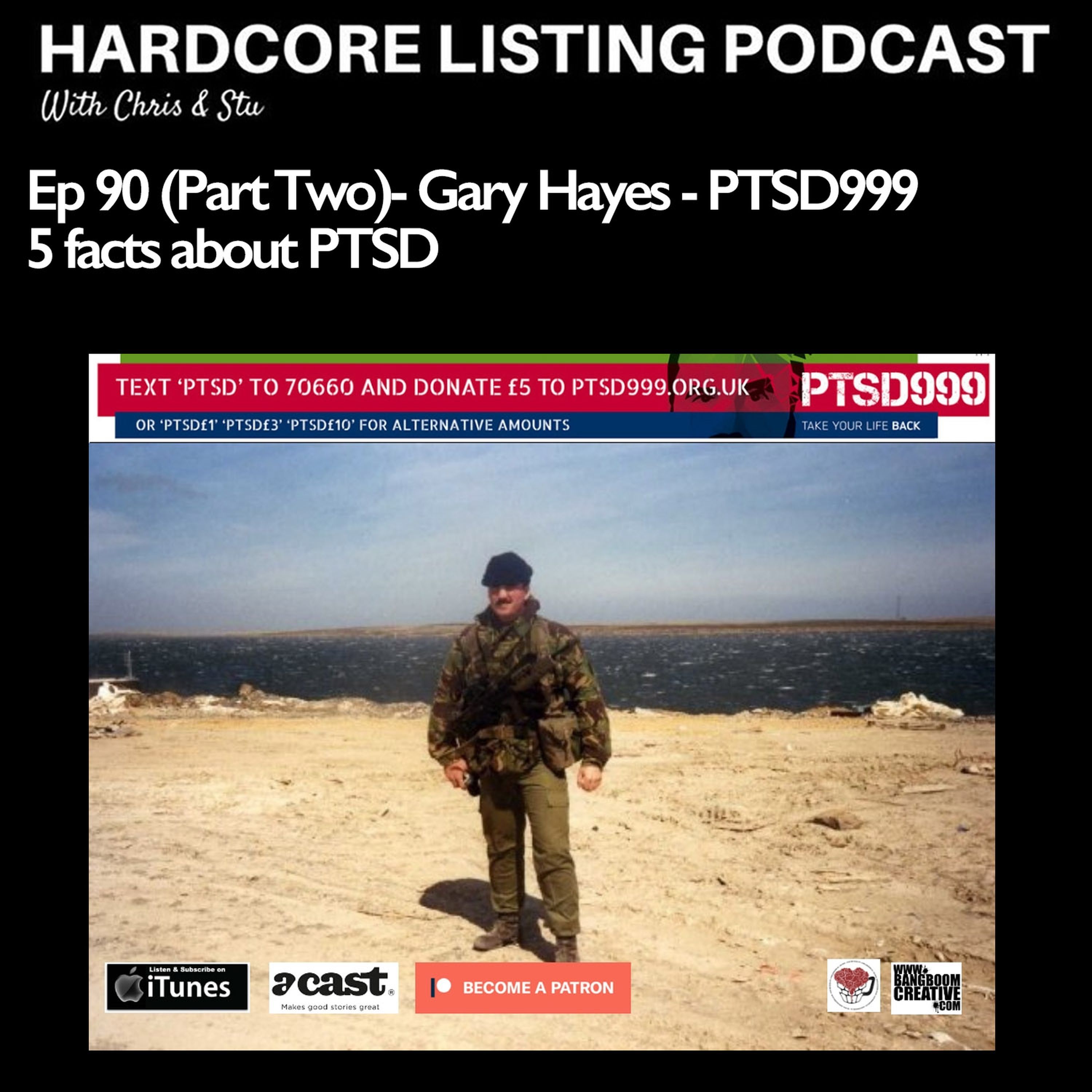 cover art for Ep90,pt2 -Gary Hayes - 5 facts about PTSD