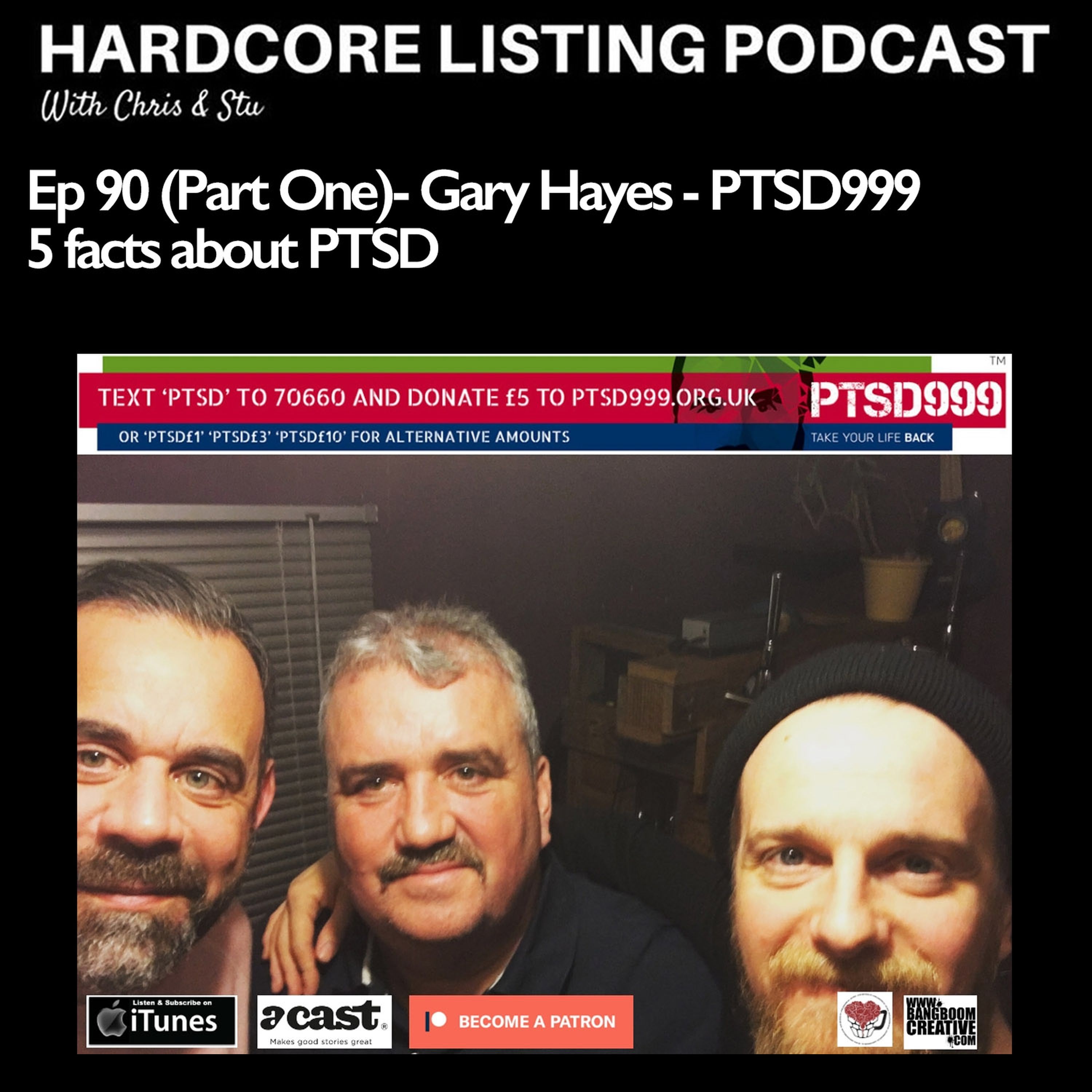 cover art for Ep90,pt1 -Gary Hayes - 5 facts about PTSD