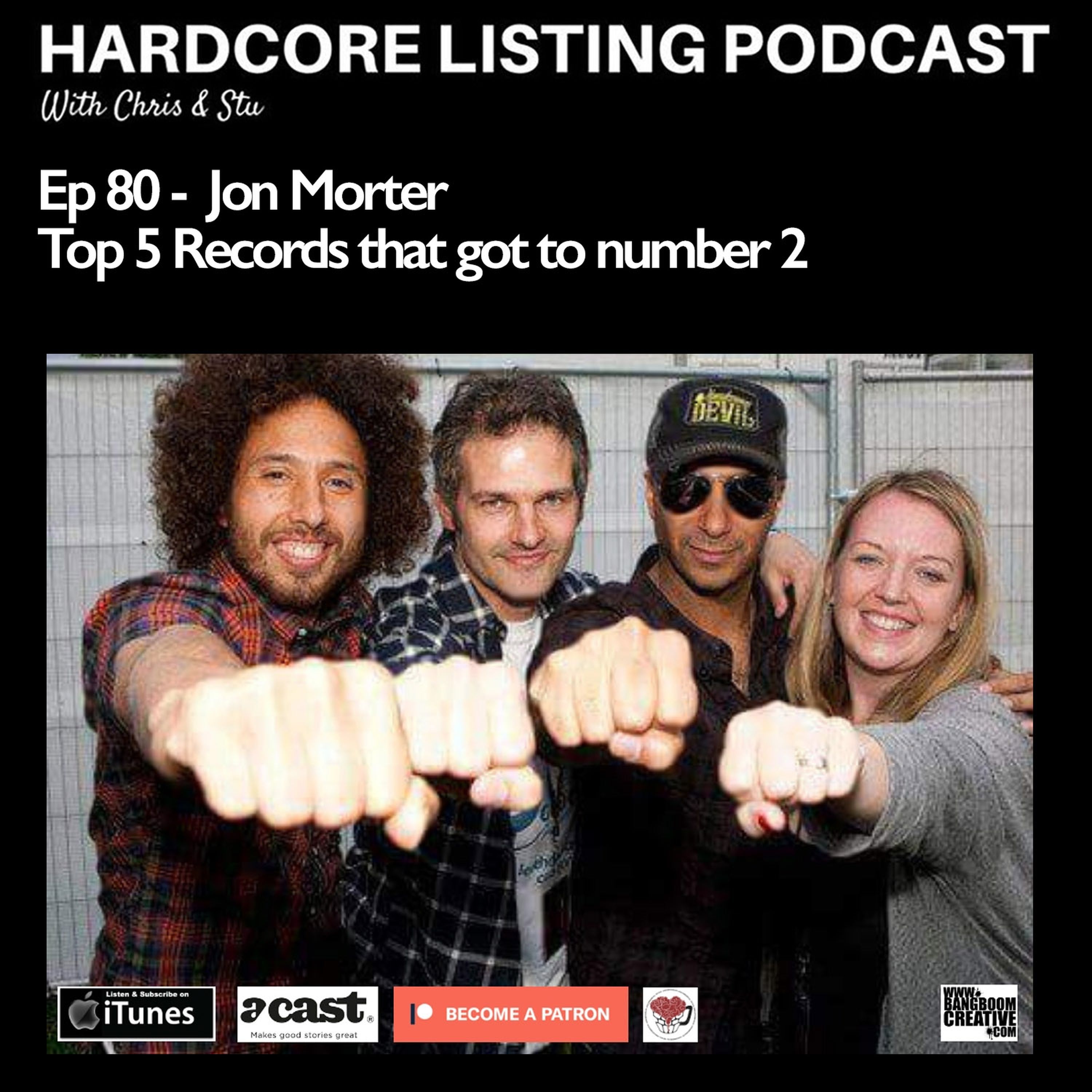 cover art for Ep80 - Jon Morter - Top 5 Records that got to #2.