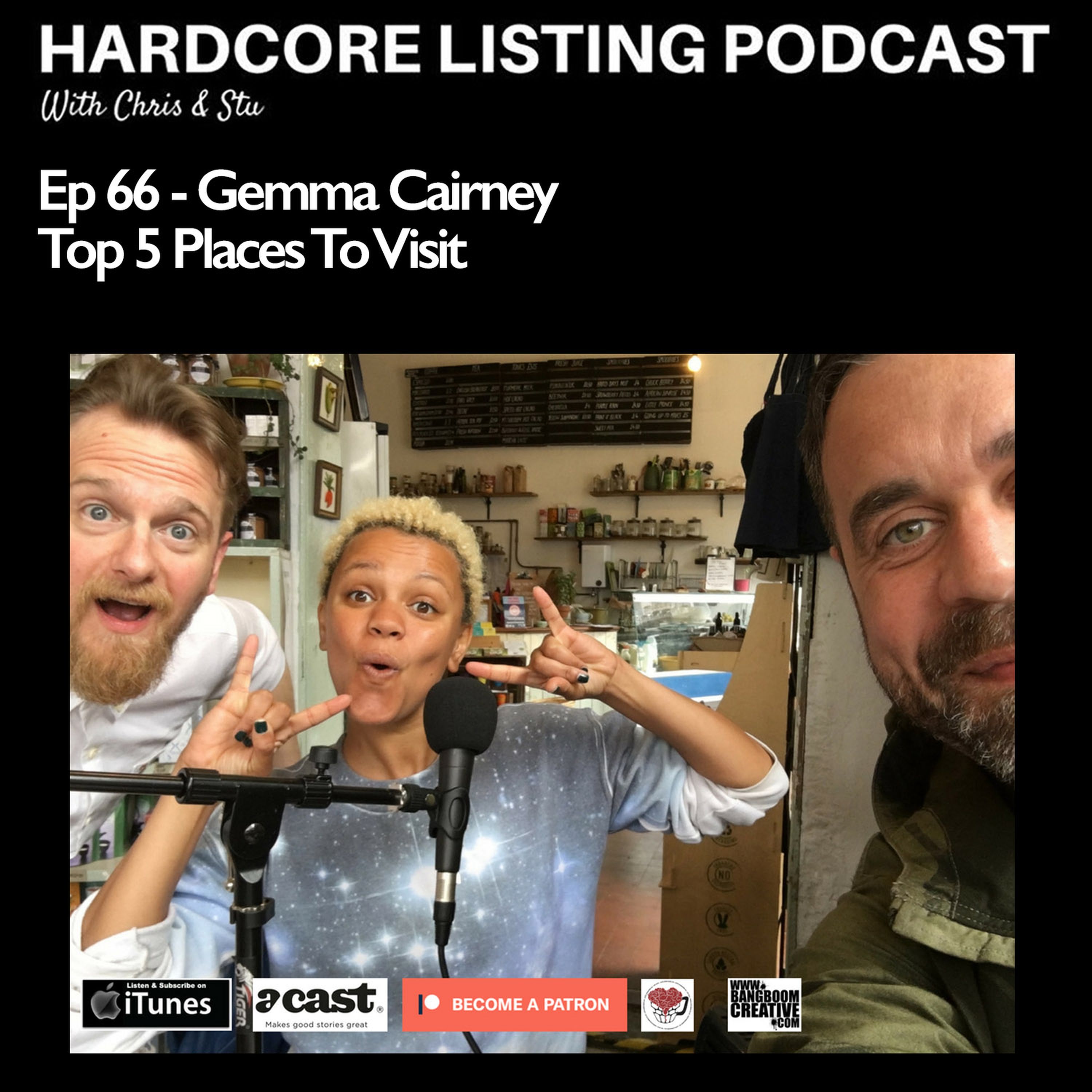 cover art for Ep66 - Gemma Cairney - Top 5 Places to Visit