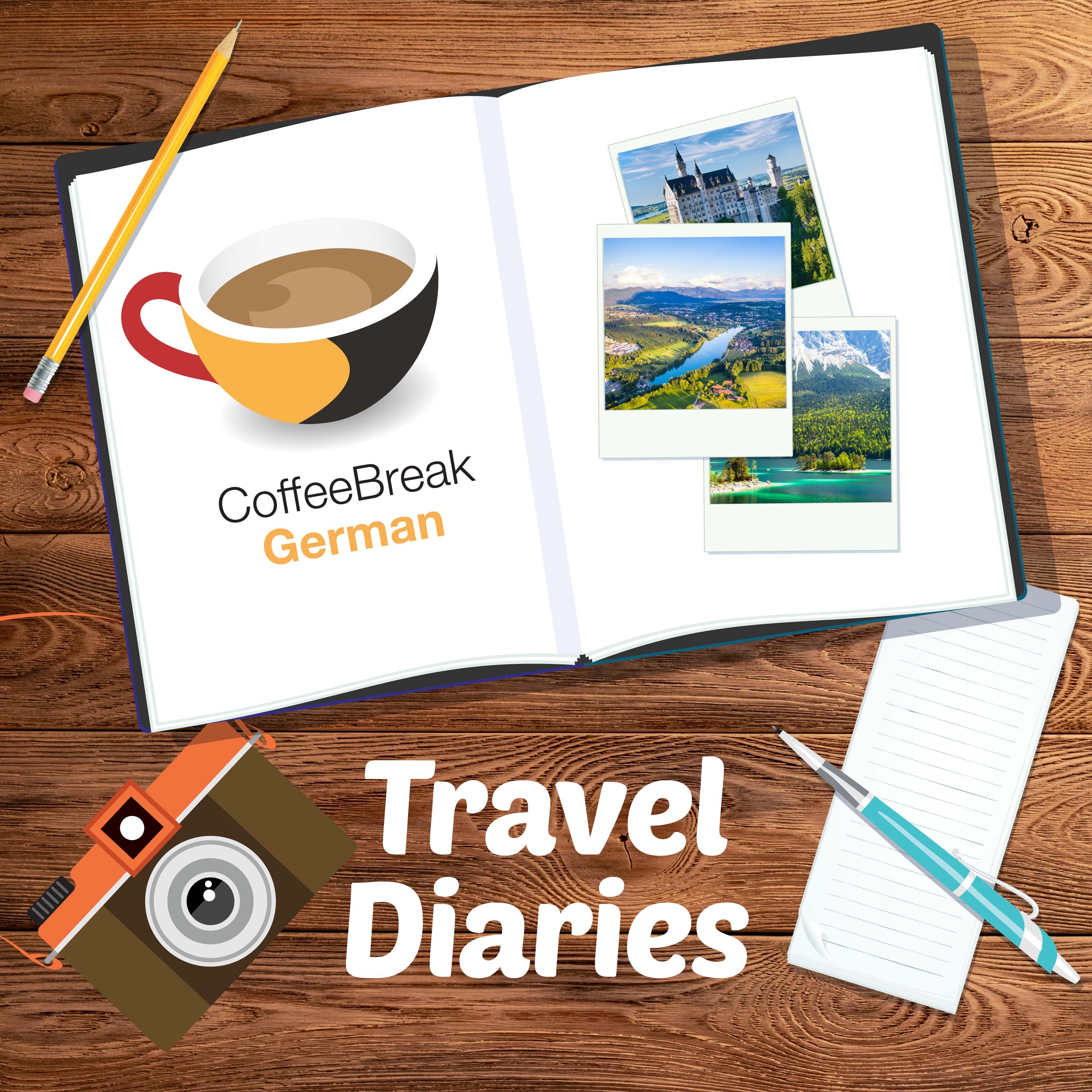 Ein regnerischer Waldspaziergang - Coffee Break German Travel Diaries Episode 8
