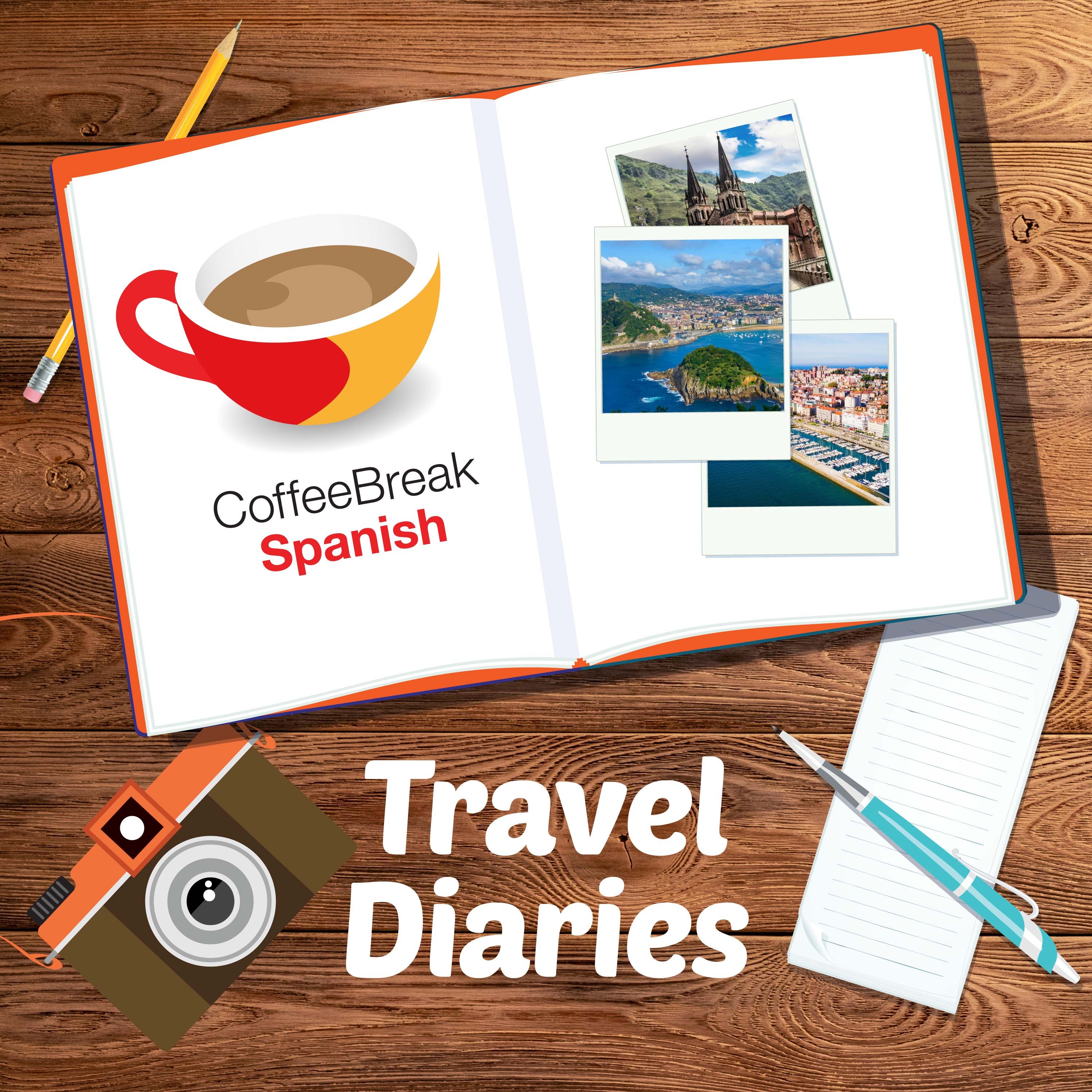 cover art for ¡Empezamos en San Sebastián! - Coffee Break Spanish Travel Diaries Episode 1