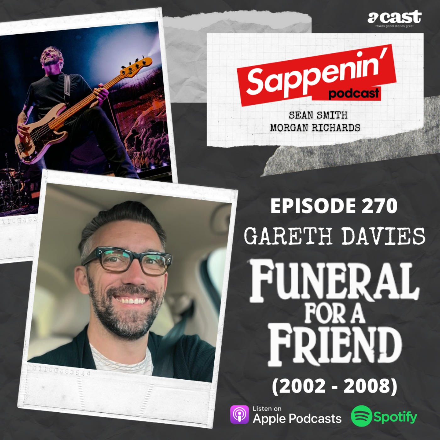 cover art for EP. 270 - Gareth Davies (Funeral For A Friend: 2002-2008)