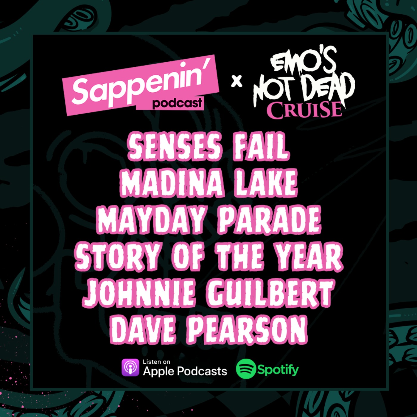 cover art for EP. 277 - Emo's Not Dead Cruise 2024 (Senses Fail, Mayday Parade, Story Of The Year, Madina Lake, Johnnie Guilbert, Dave Pearson)