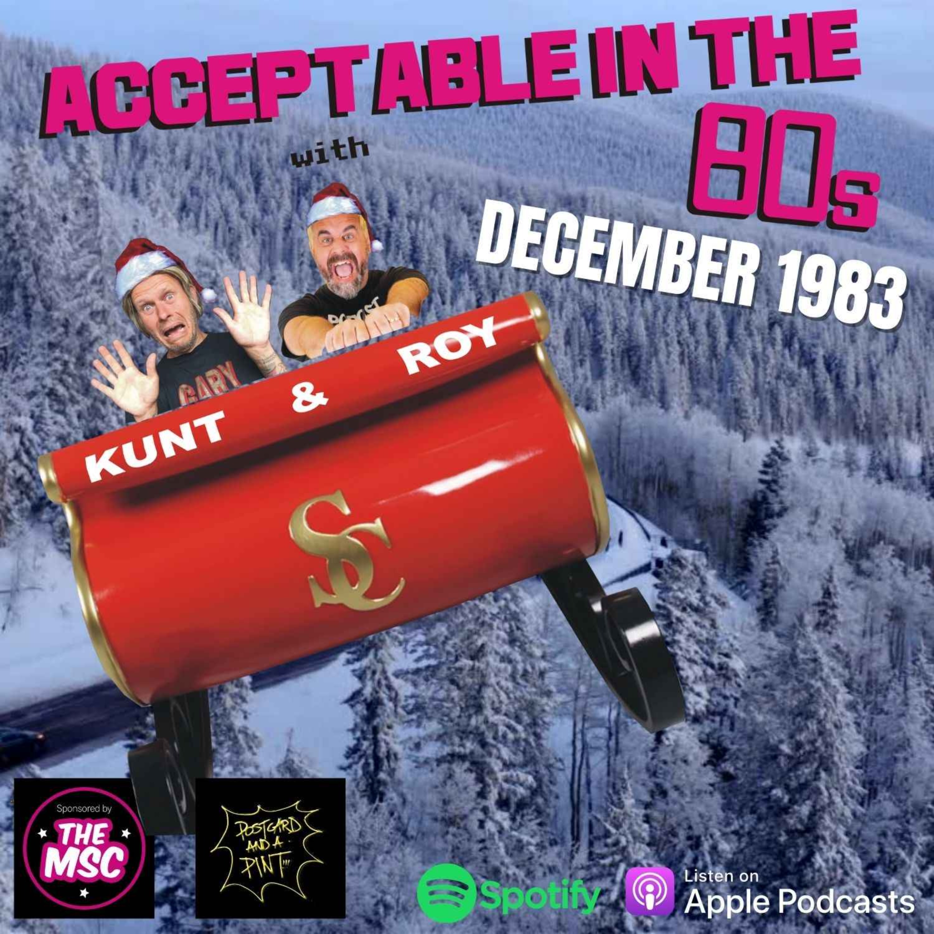 cover art for December 1983  with Kunt & Roy