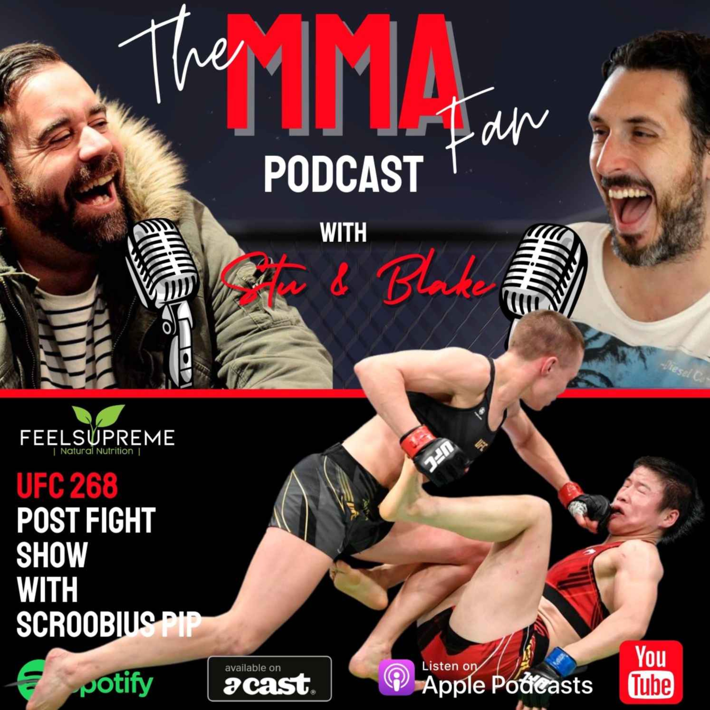 UFC 268 post fight show with Scroobius Pip