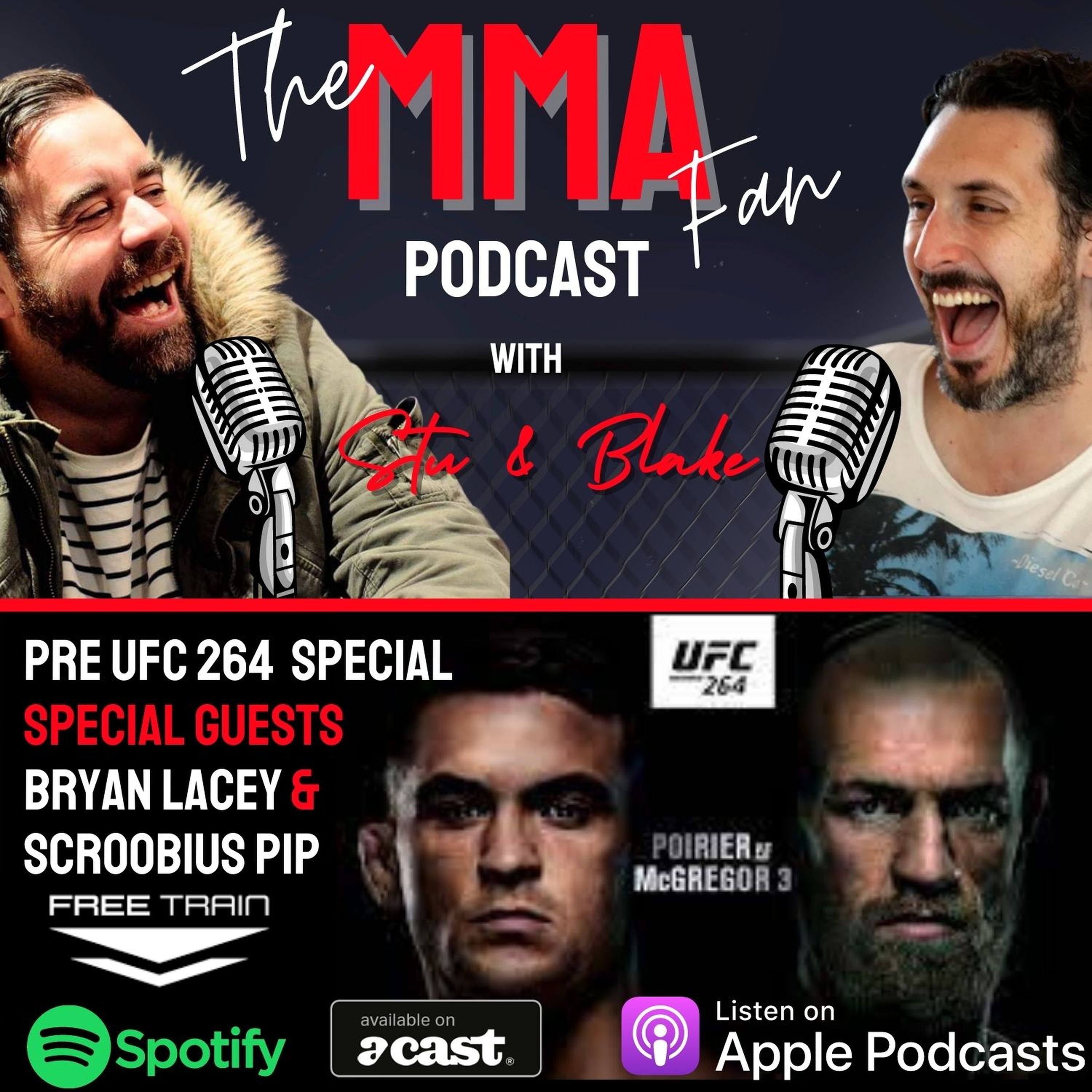 UFC 264 Pre fight show with Scroobius Pip & Bryan Lacey