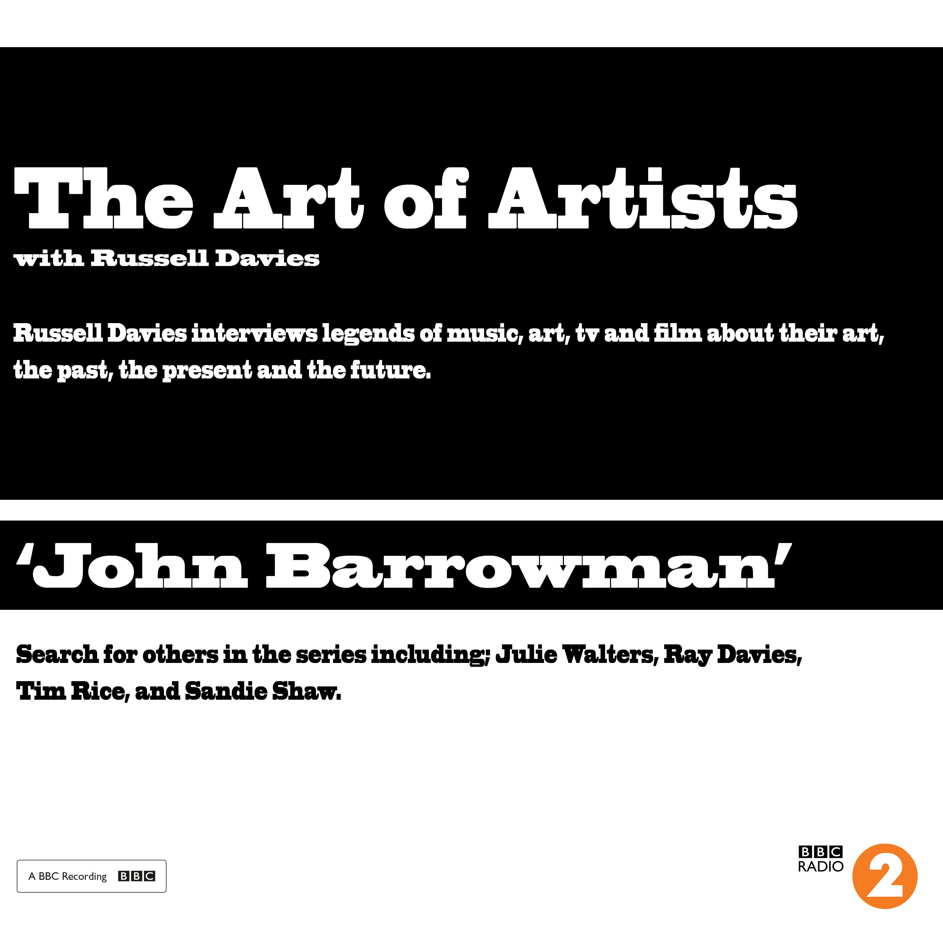 cover art for The Art of Artists - John Barrowman