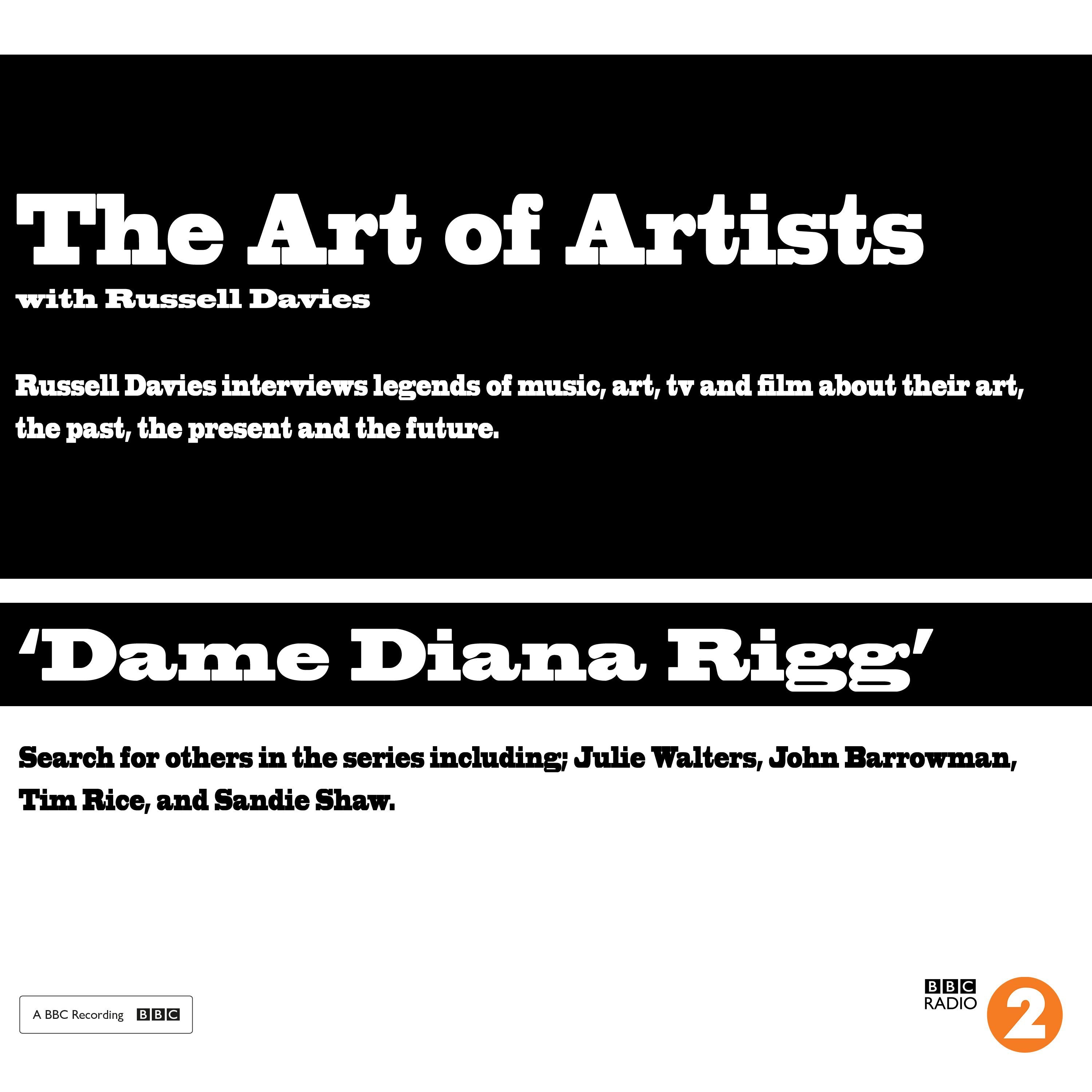 cover art for The Art of Artists - Dame Diana Rigg