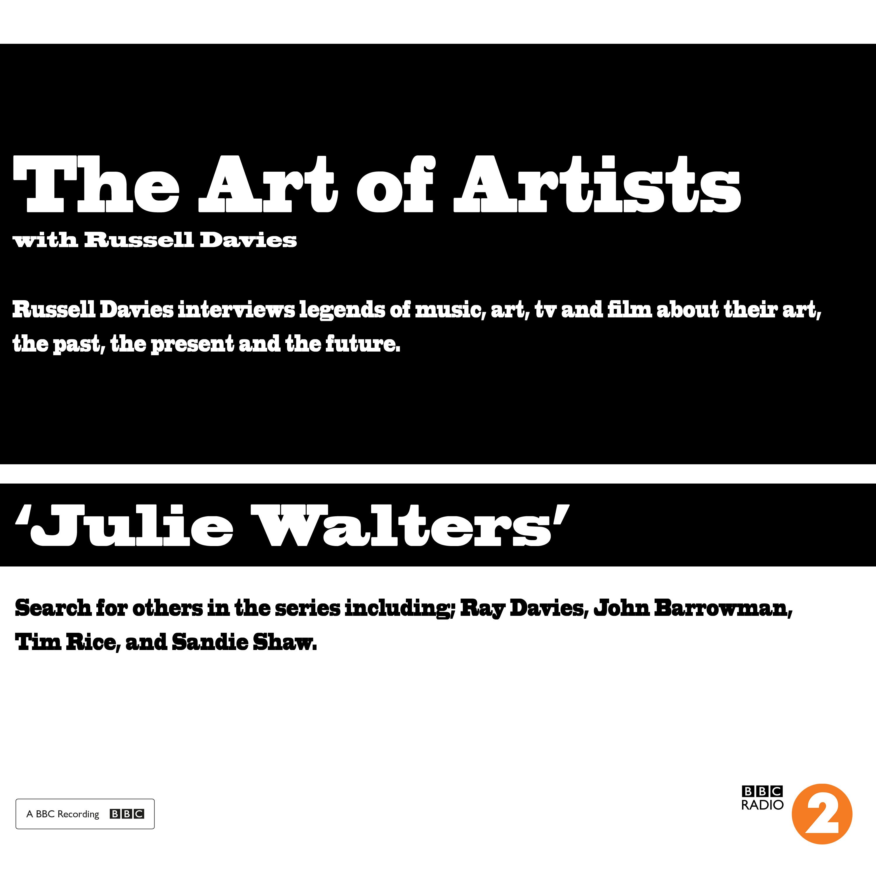 cover art for The Art of Artists - Julie Walters
